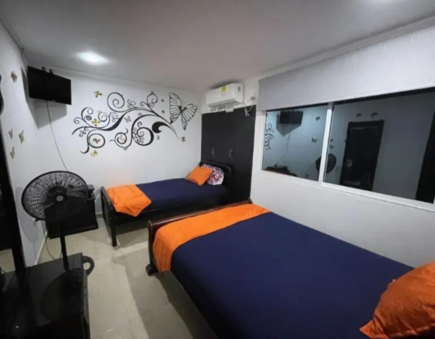 Bed in Casa Turística Realismo Mágico