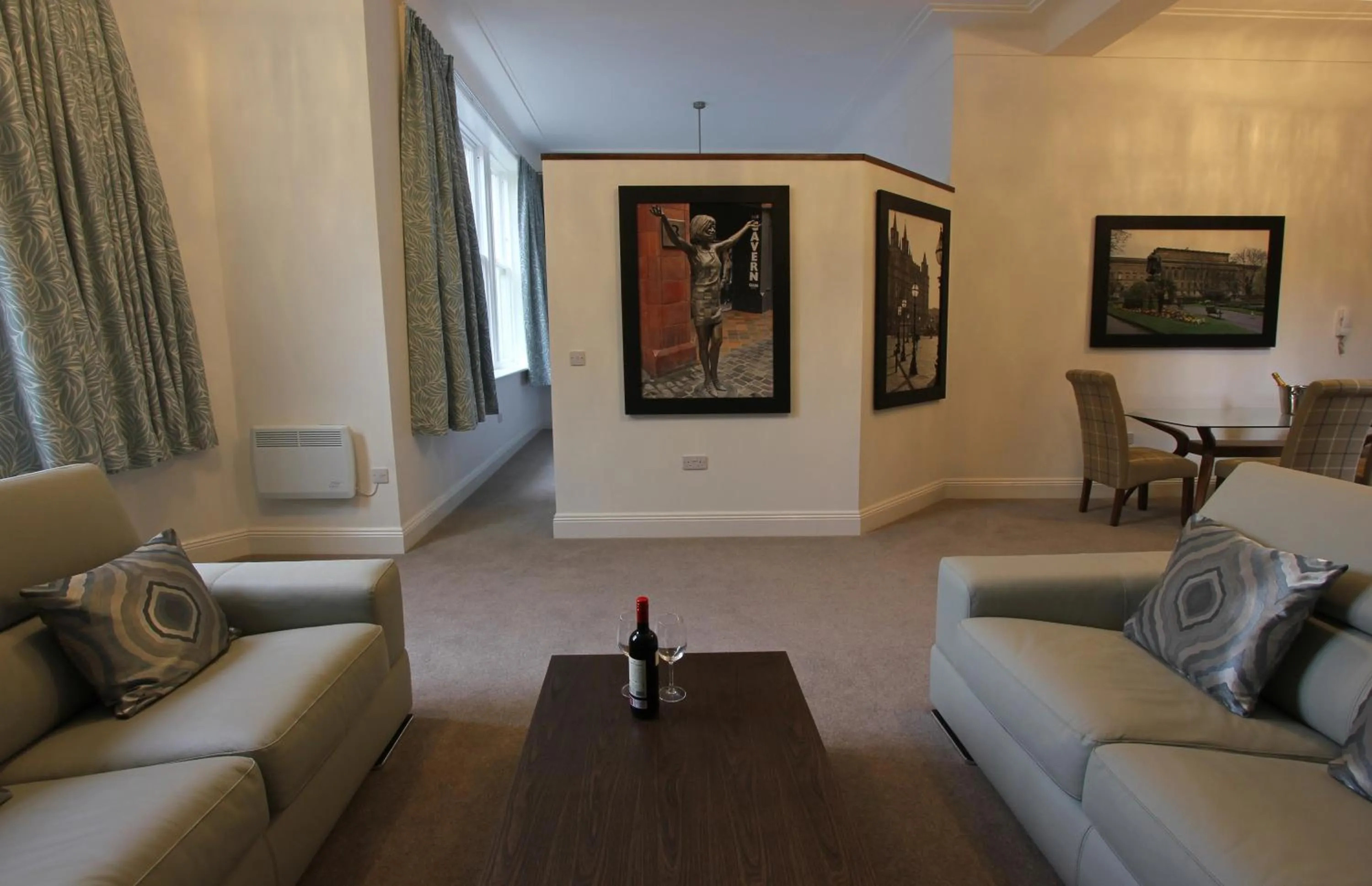 Living room in The Castle Collection 14 Cook Street