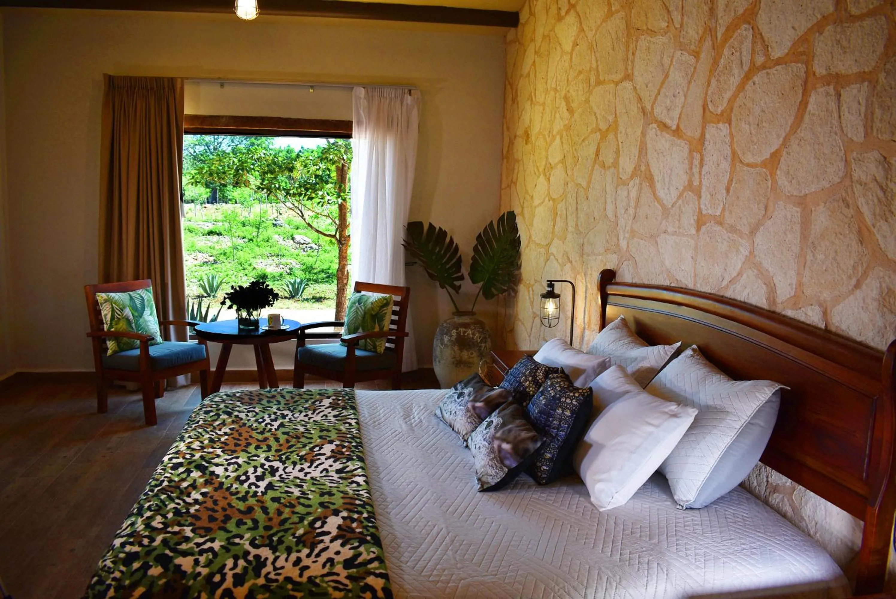 Bed in Villas Vallazoo
