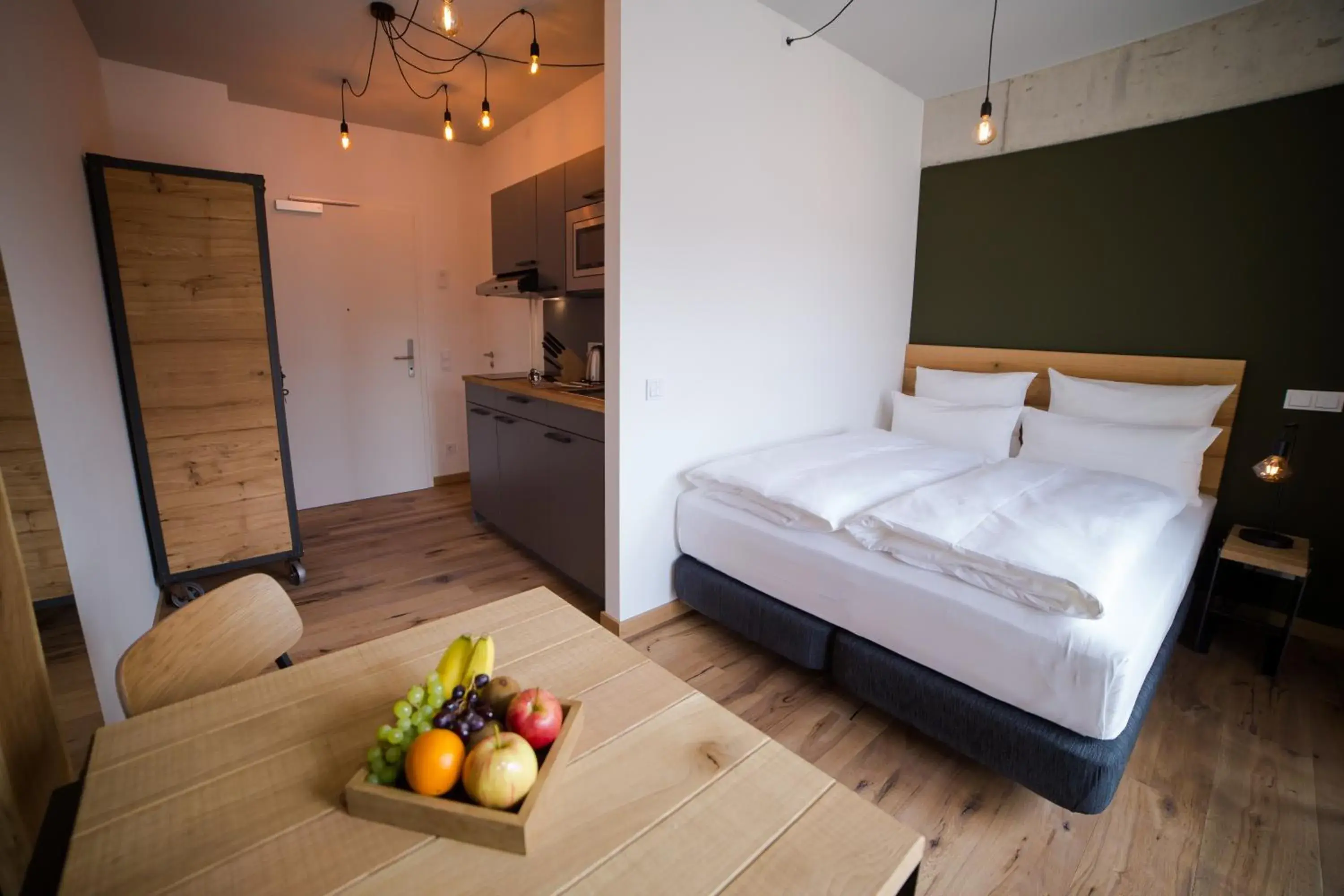 Photo of the whole room, Bed in Staycity Aparthotels Leipzig City Centre Photo of the whole room, Bed in Staycity Aparthotels Leipzig City Centre