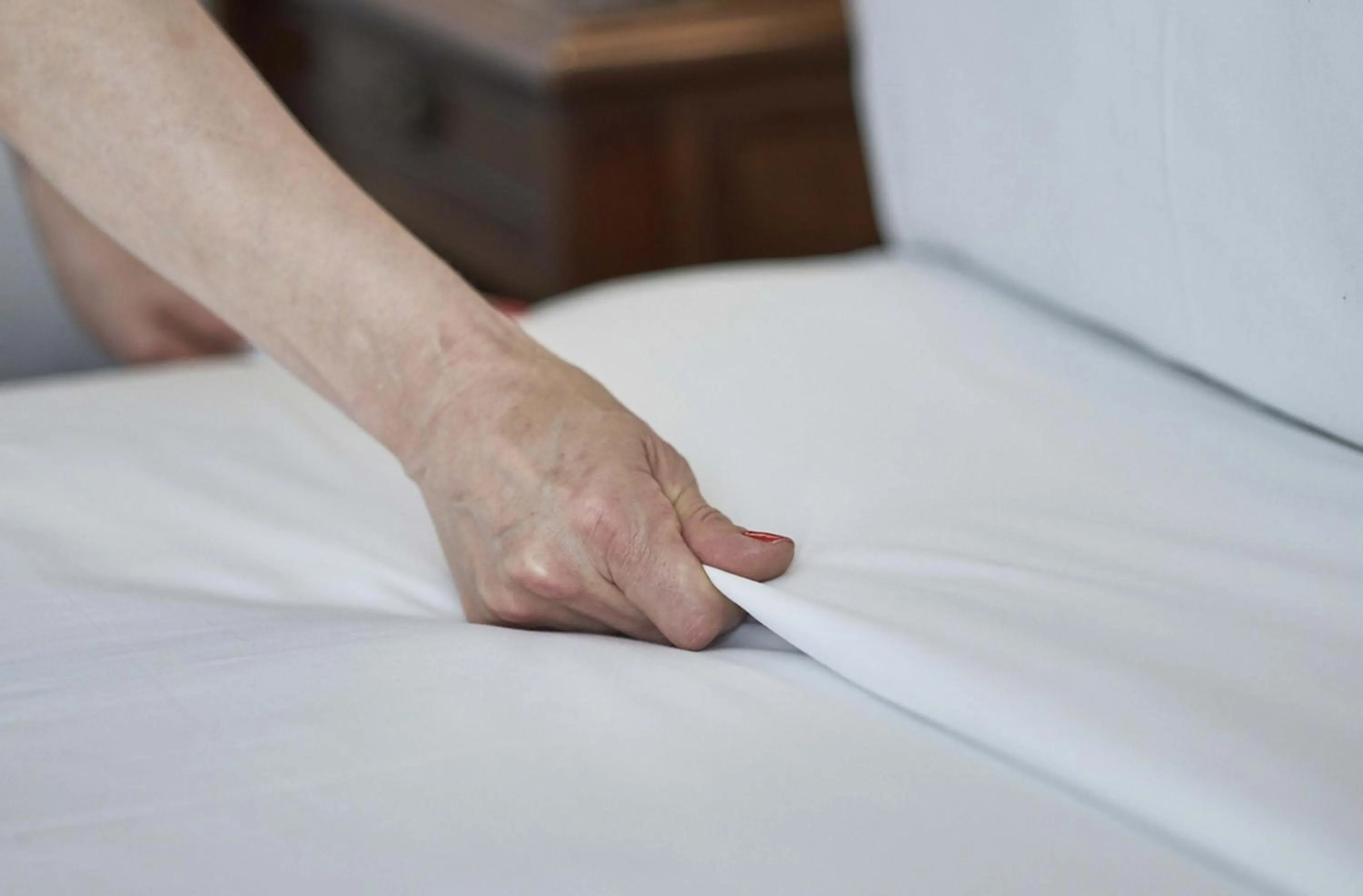 Bed in Cyan Américas Towers Hotel