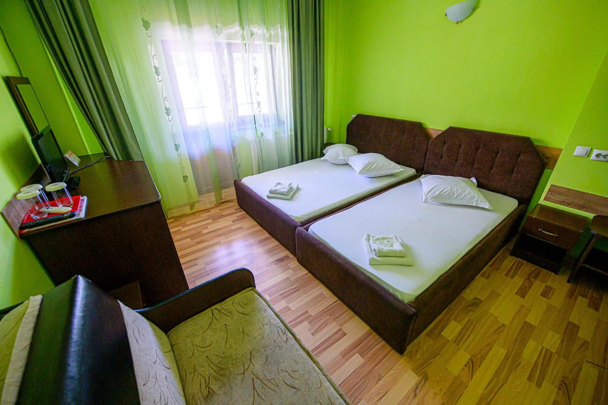 Bed in Pensiunea Domneasca