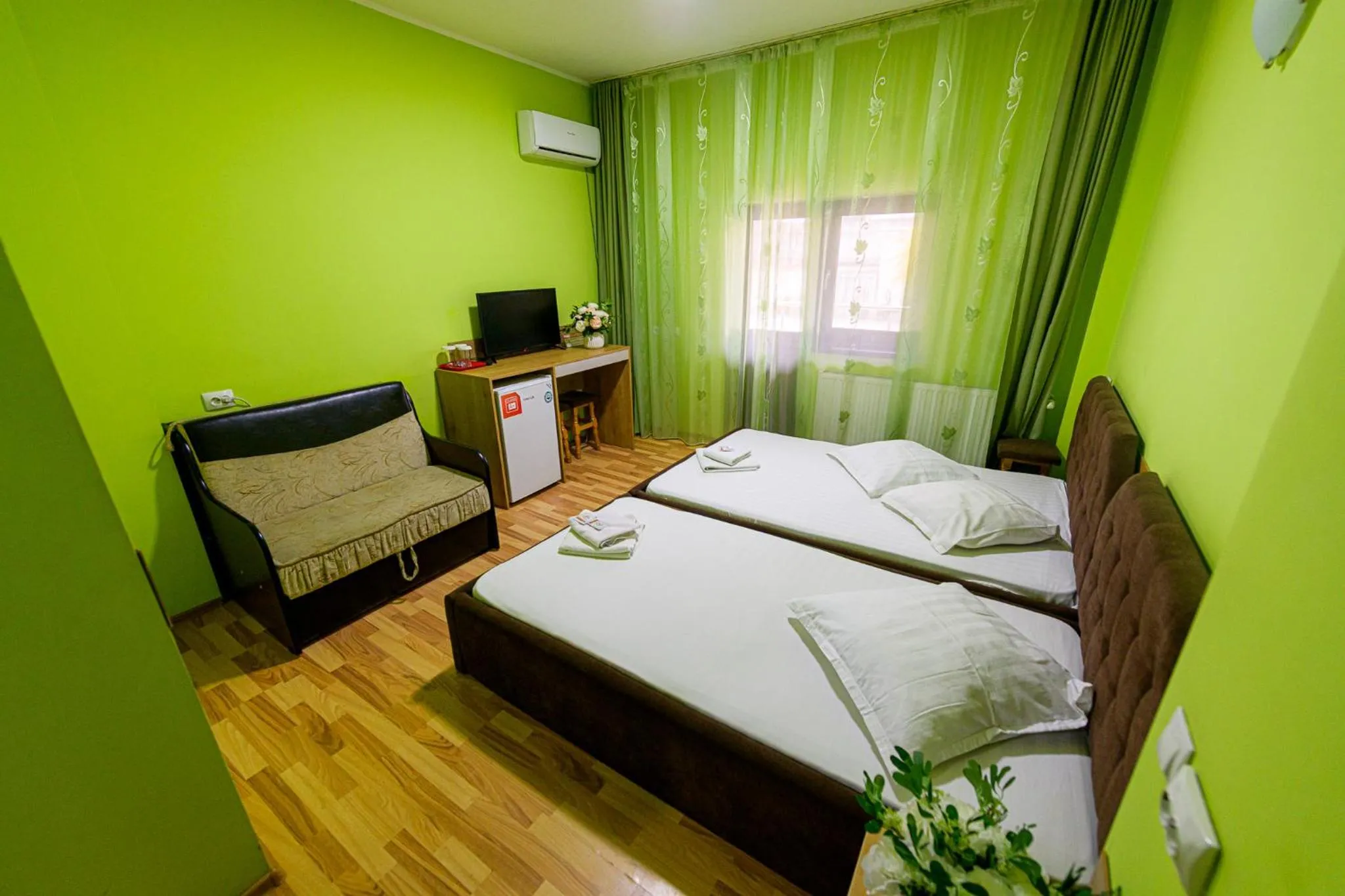 Bed in Pensiunea Domneasca