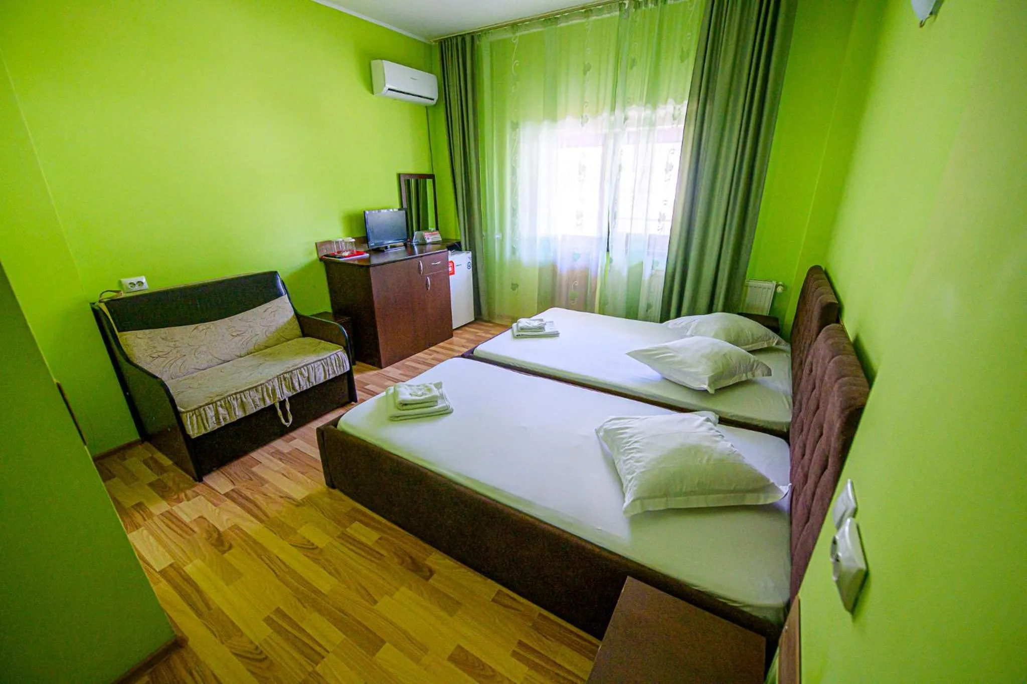 Bed in Pensiunea Domneasca