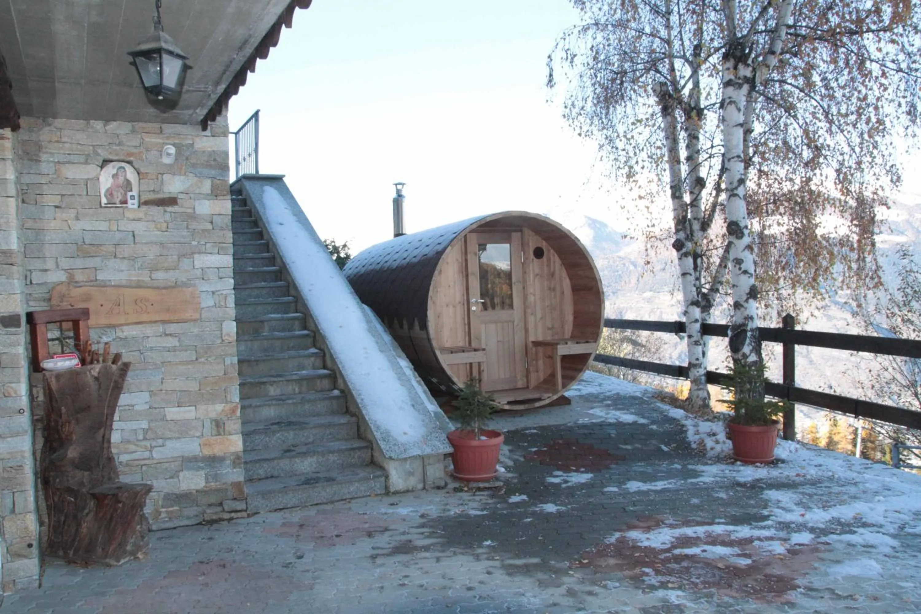 Sauna in Chambres D'Hotes Les Fleurs