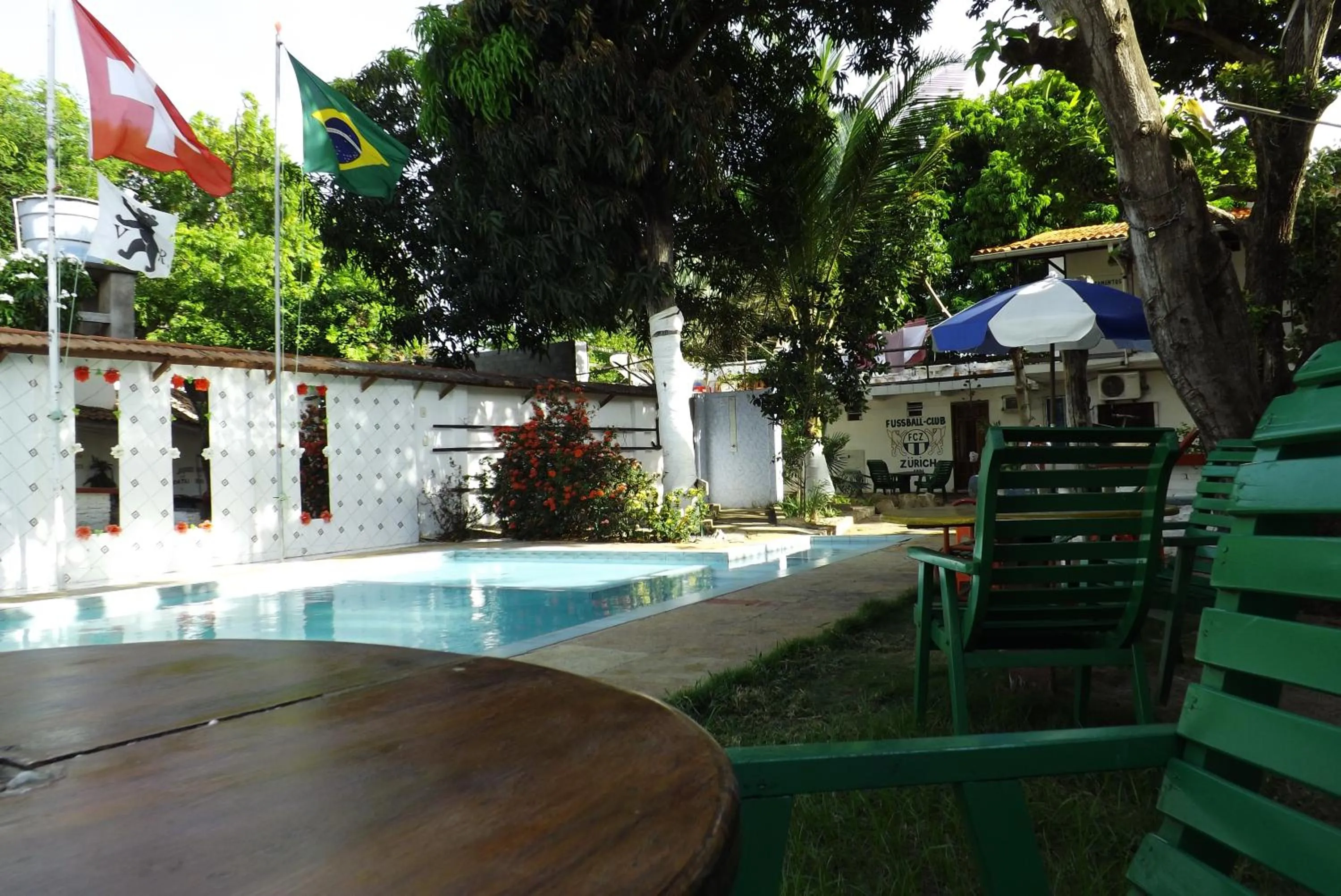 Swimming pool in Pousada Chalé Suiço