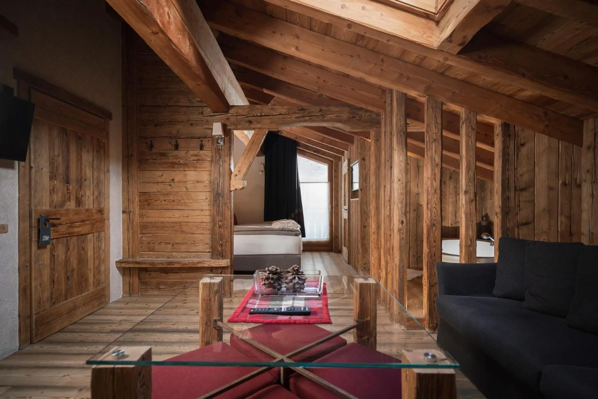 Living room in Alpen Hotel Chalet