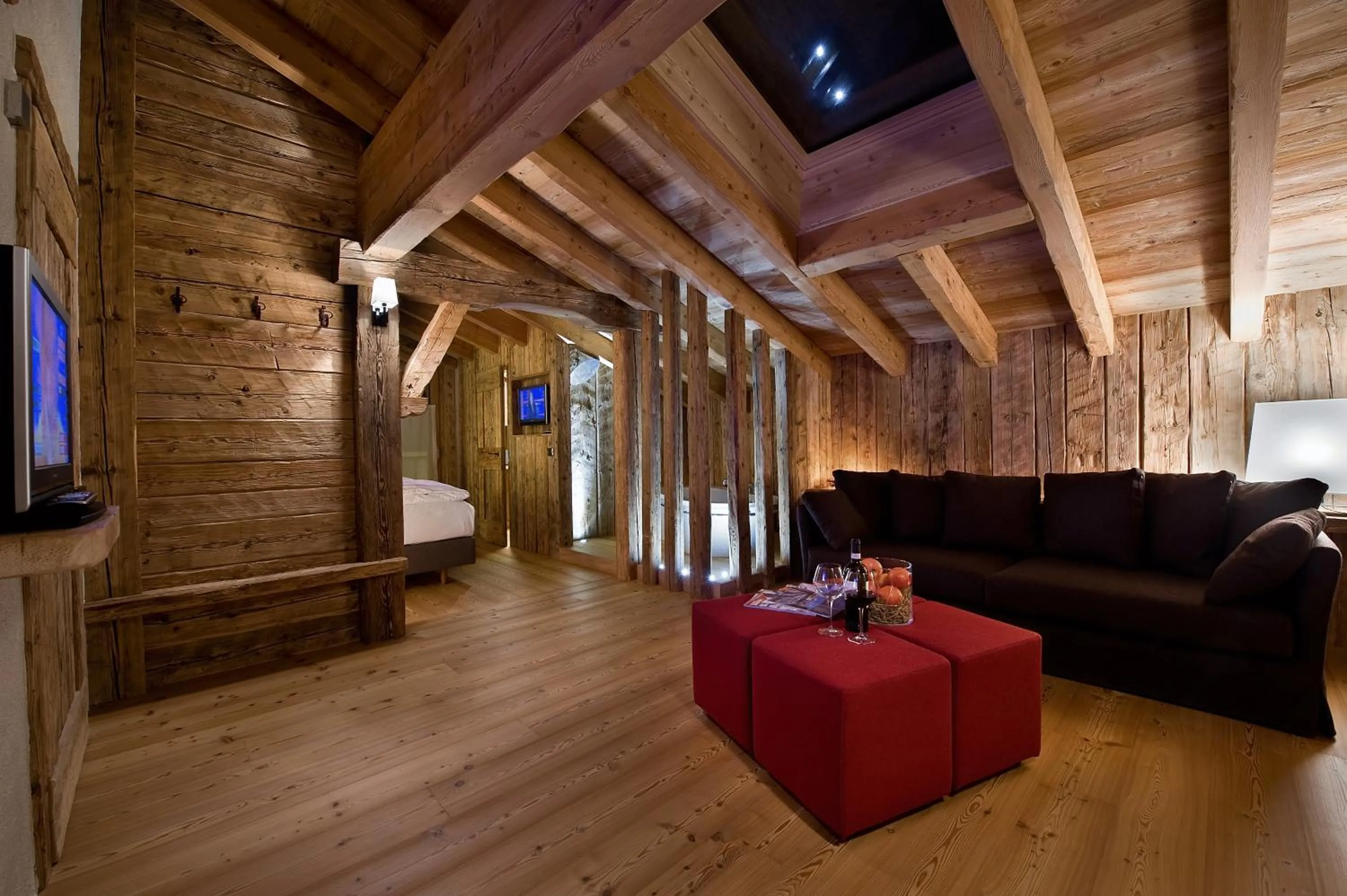 Seating area in Alpen Hotel Chalet