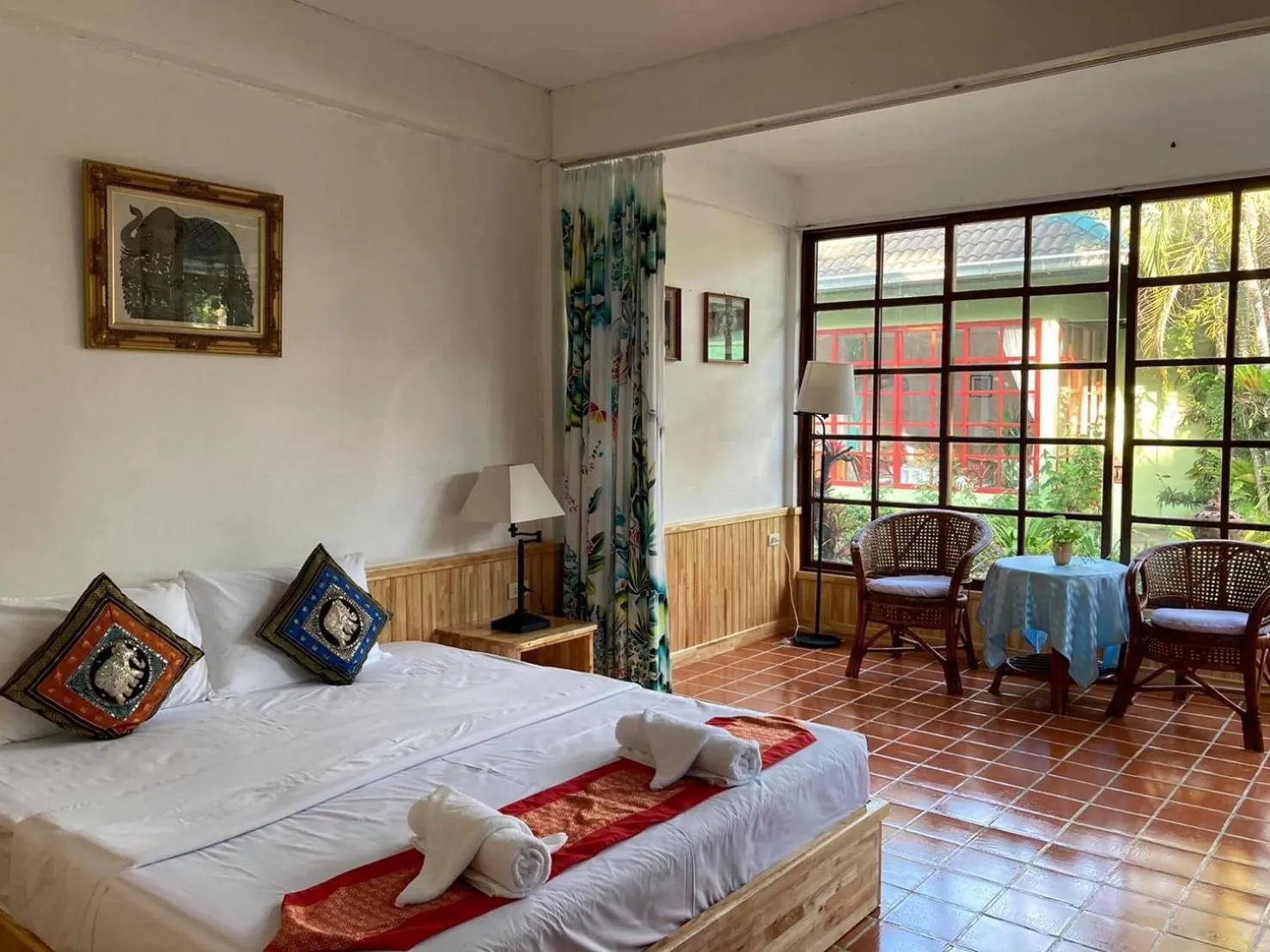 Bed in Ekman Garden Resort