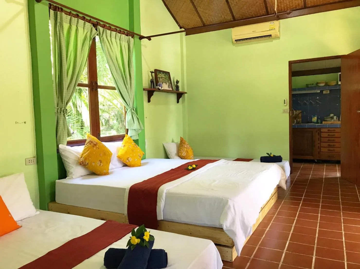 Bed in Ekman Garden Resort