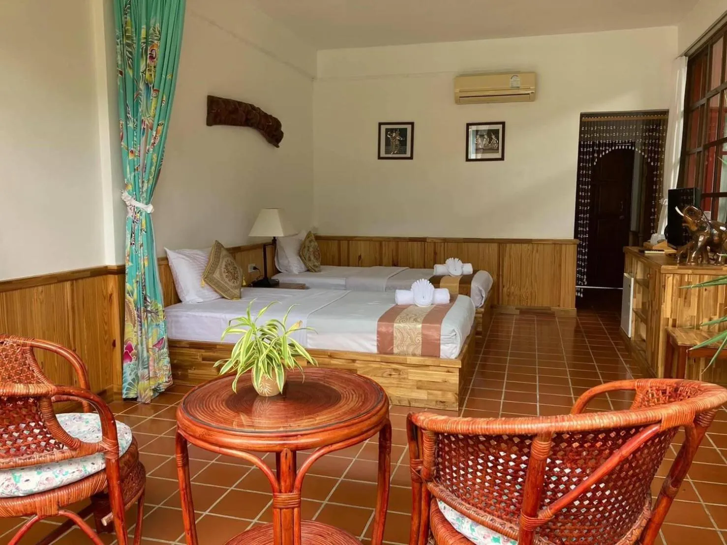 Bed in Ekman Garden Resort