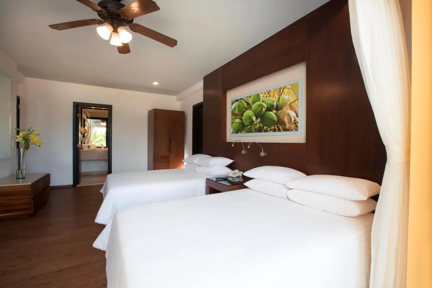 Bed in Krystal Grand Nuevo Vallarta