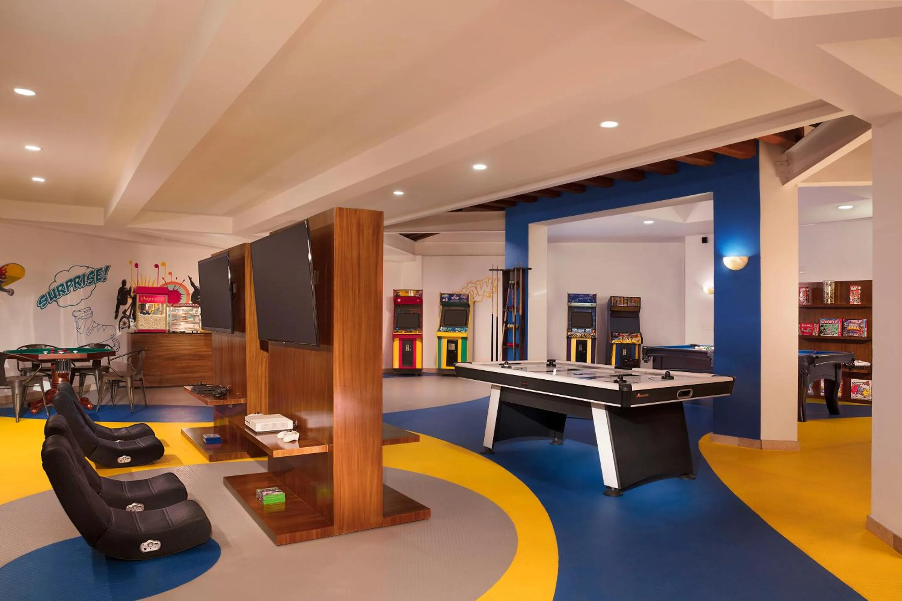 Game Room in Krystal Grand Nuevo Vallarta