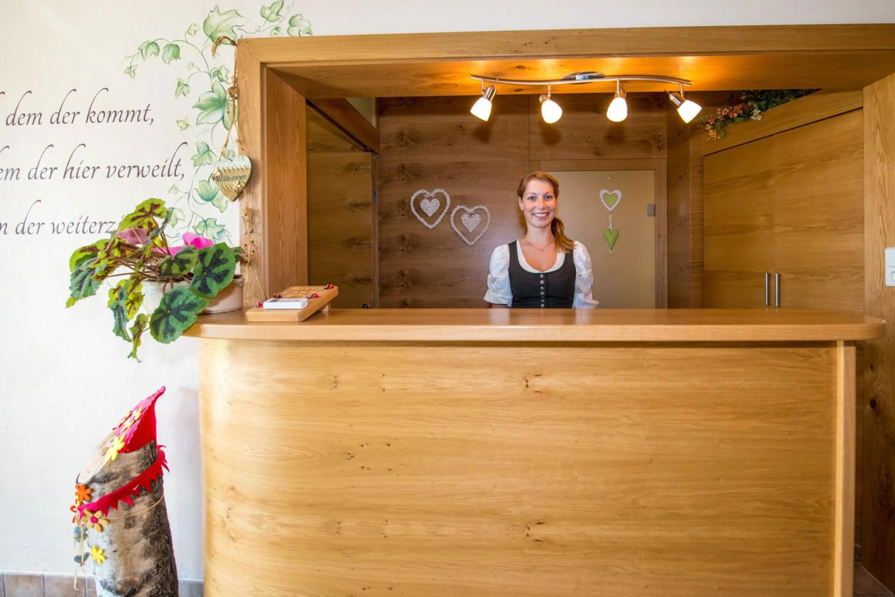 Lobby or reception in Berghotel Presslauer