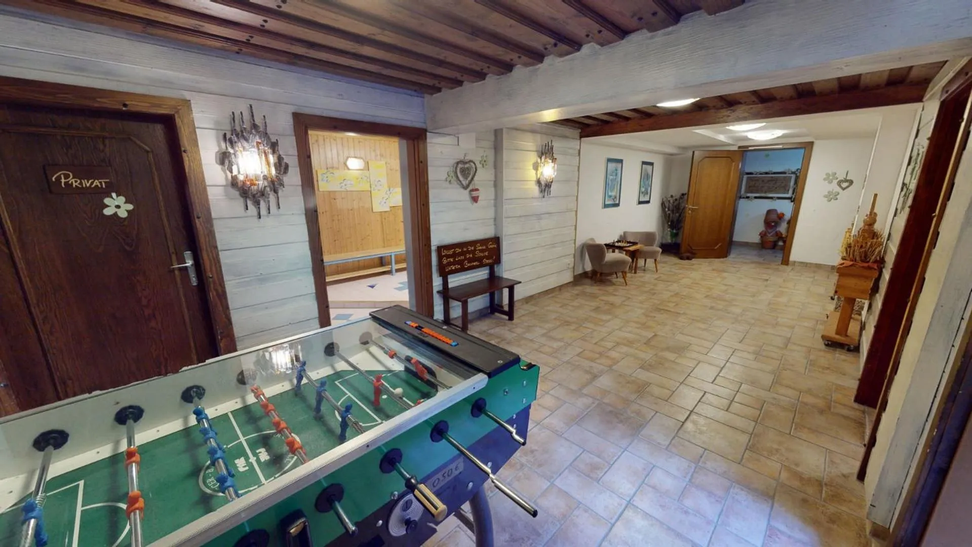 Game Room in Berghotel Presslauer