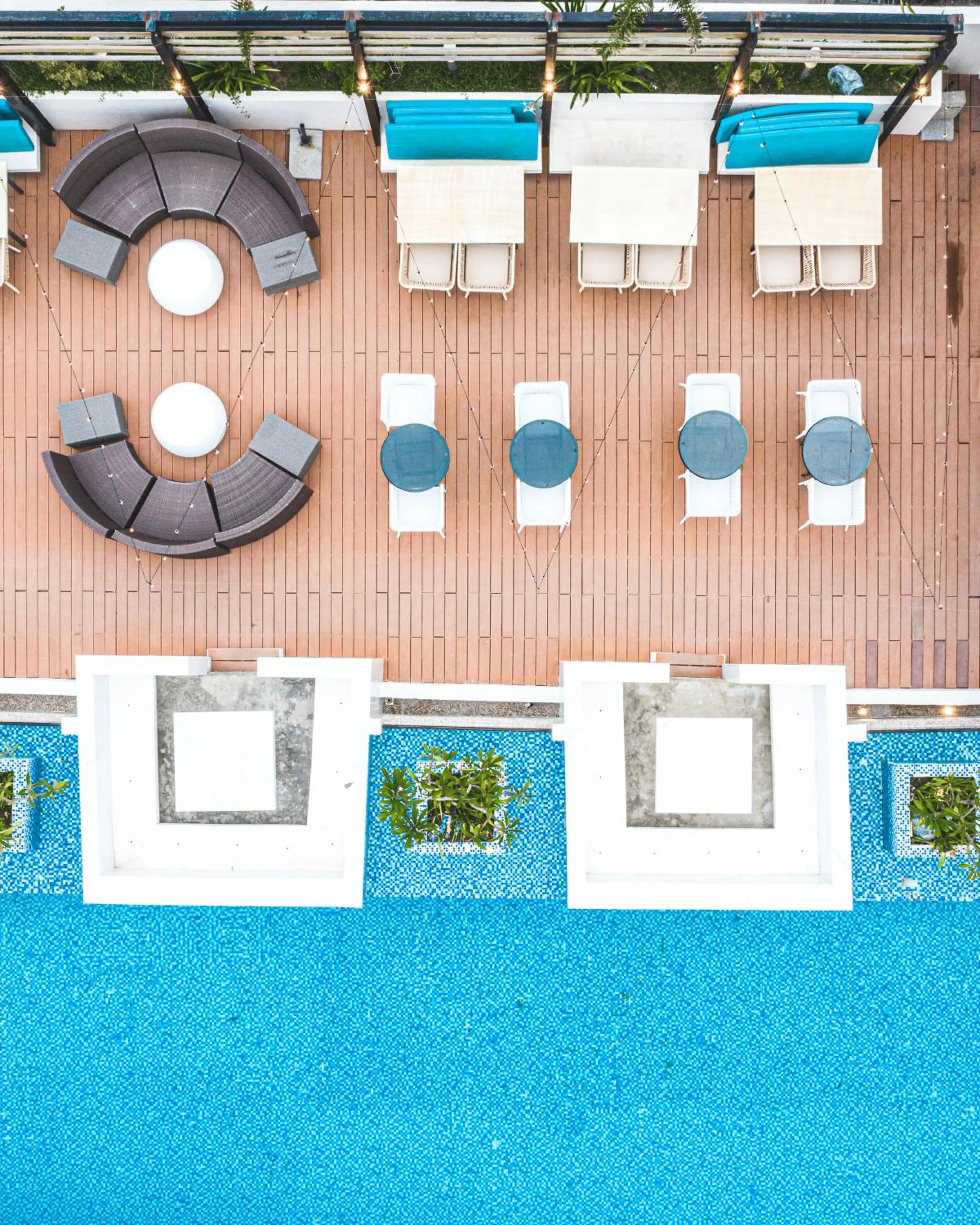 Swimming pool in Ferra Hotel and Garden Suites