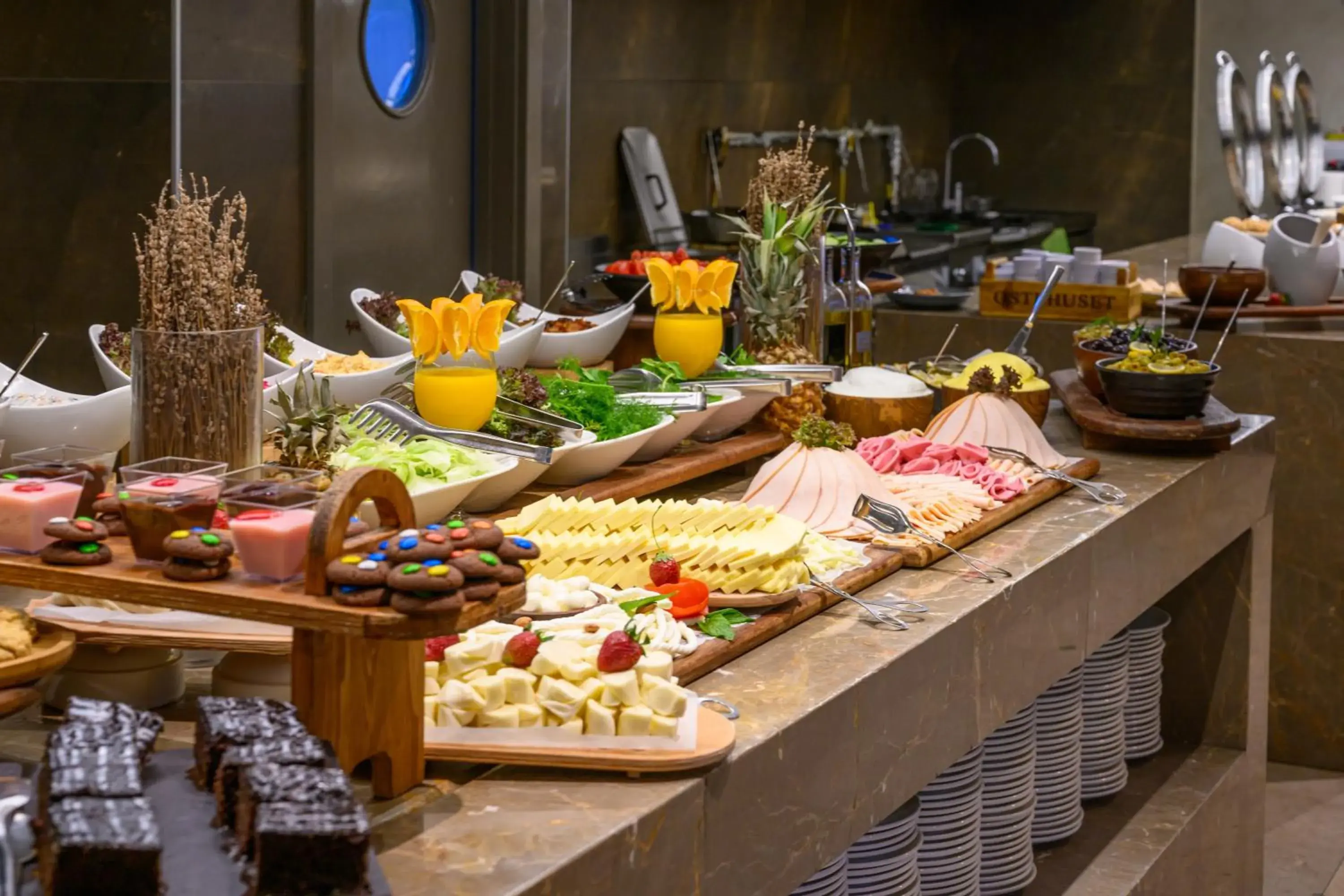 Buffet breakfast in Ramada by Wyndham Istanbul Grand Bazaar Buffet breakfast in Ramada by Wyndham Istanbul Grand Bazaar
