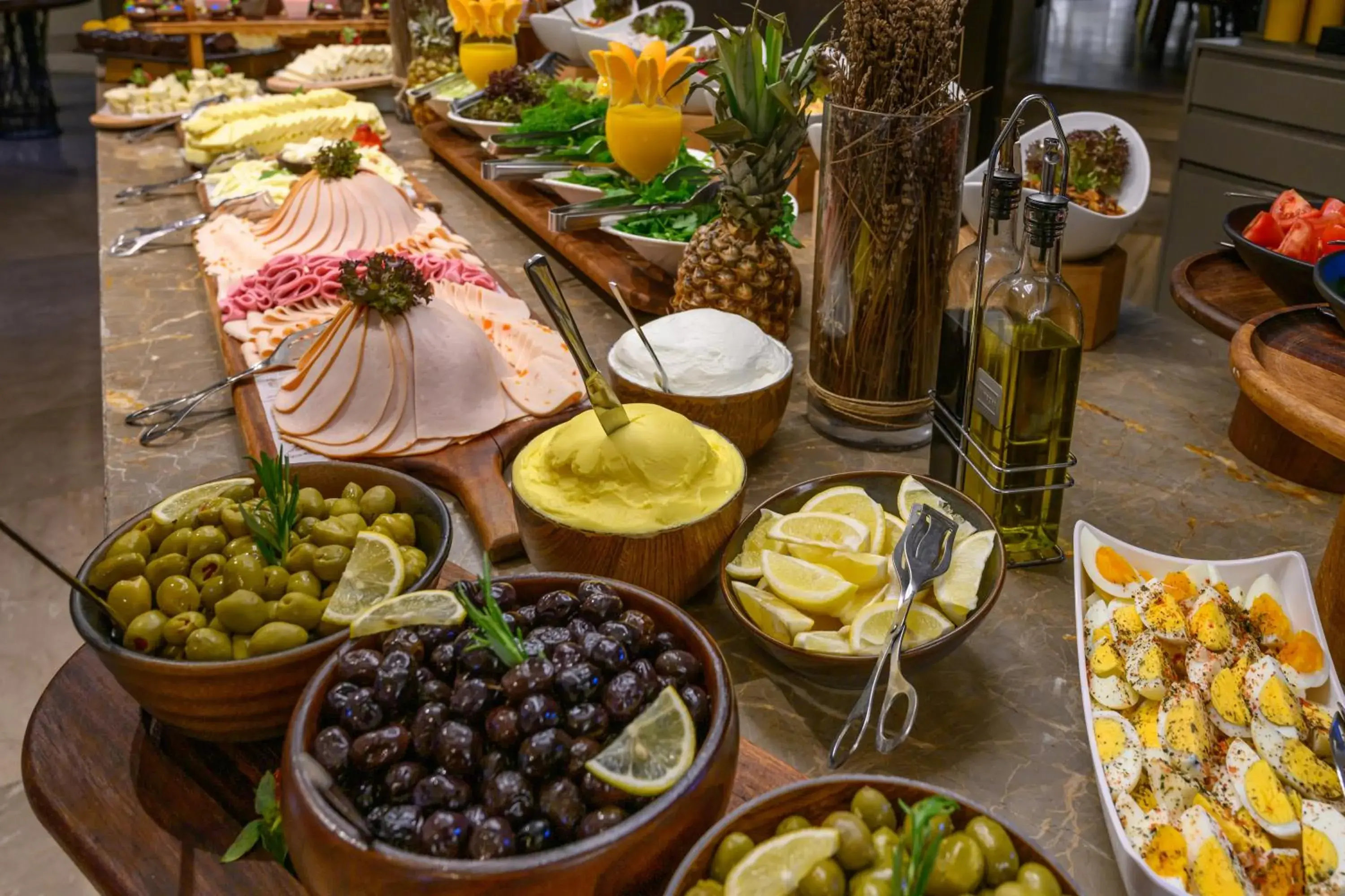 Buffet breakfast in Ramada by Wyndham Istanbul Grand Bazaar Buffet breakfast in Ramada by Wyndham Istanbul Grand Bazaar