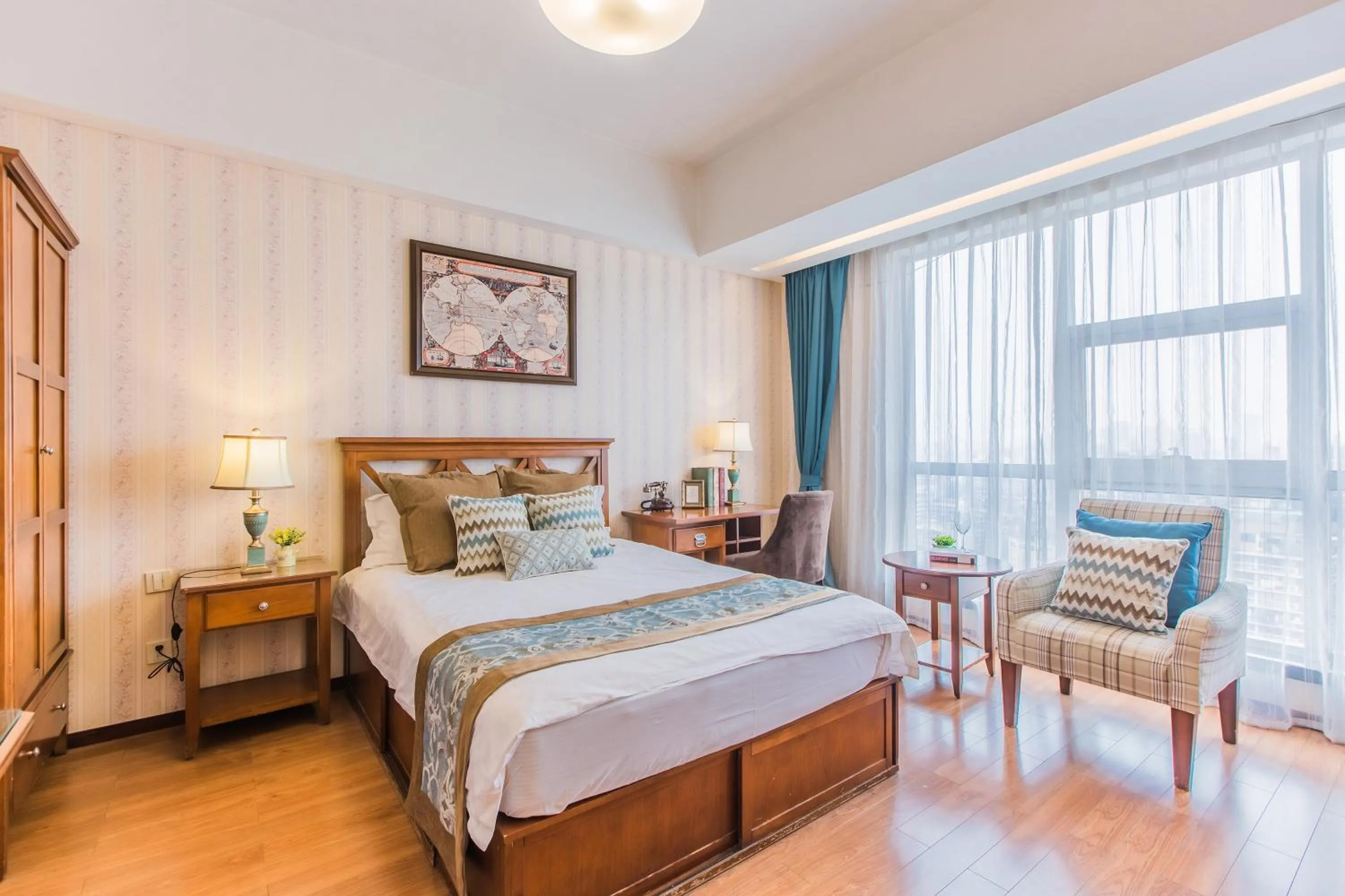 Photo of the whole room, Bed in Westlake Service Apartment