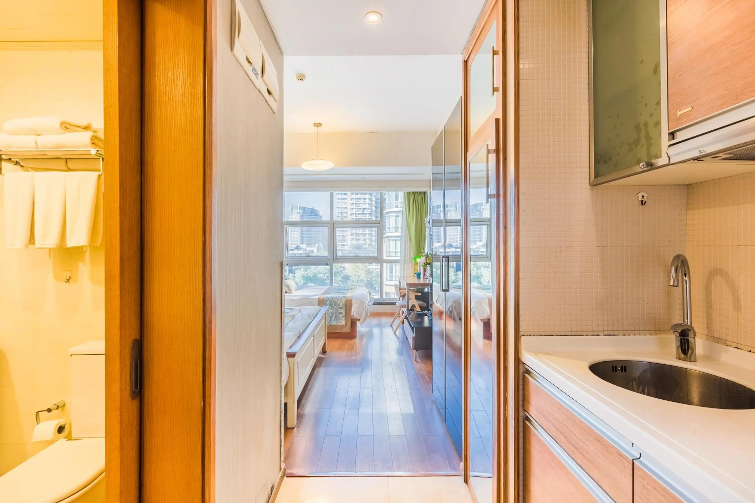 Decorative detail in Westlake Service Apartment