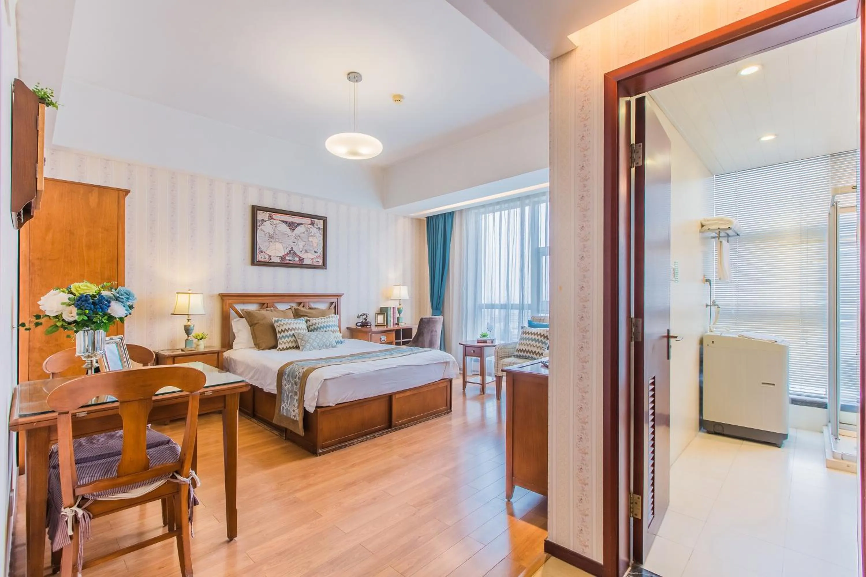 Photo of the whole room, Bed in Westlake Service Apartment