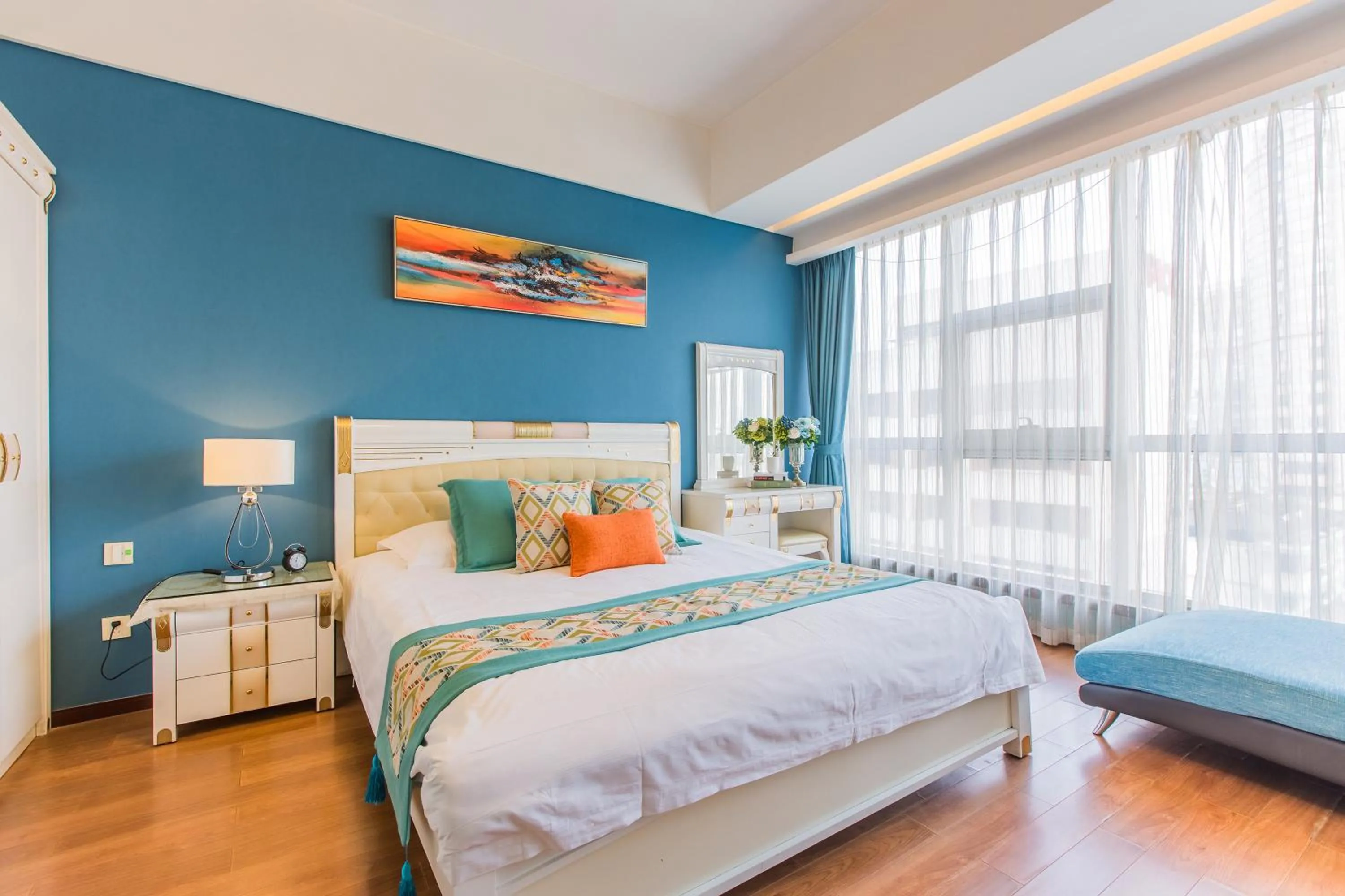 bunk bed, Bed in Westlake Service Apartment