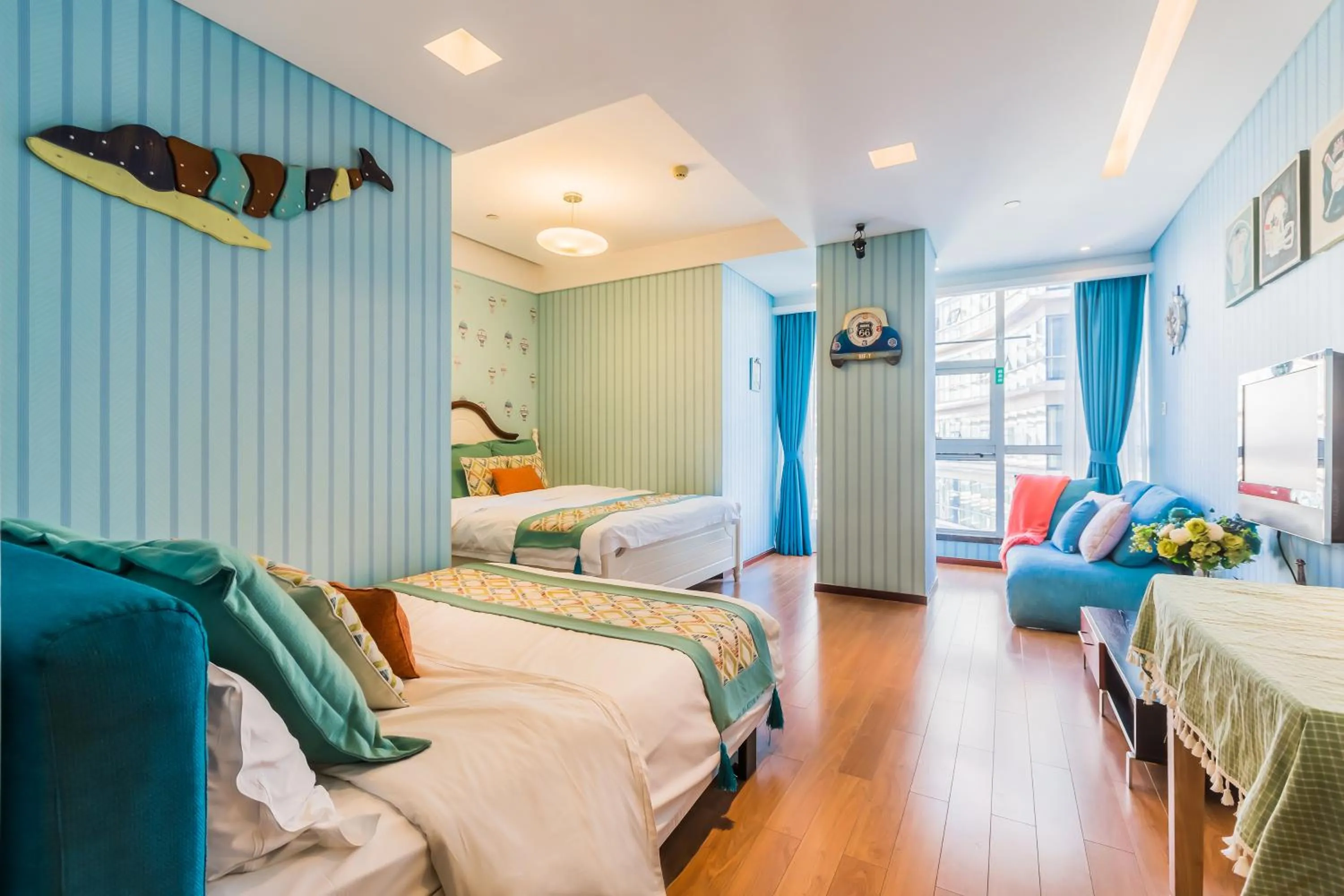 Bed in Westlake Service Apartment