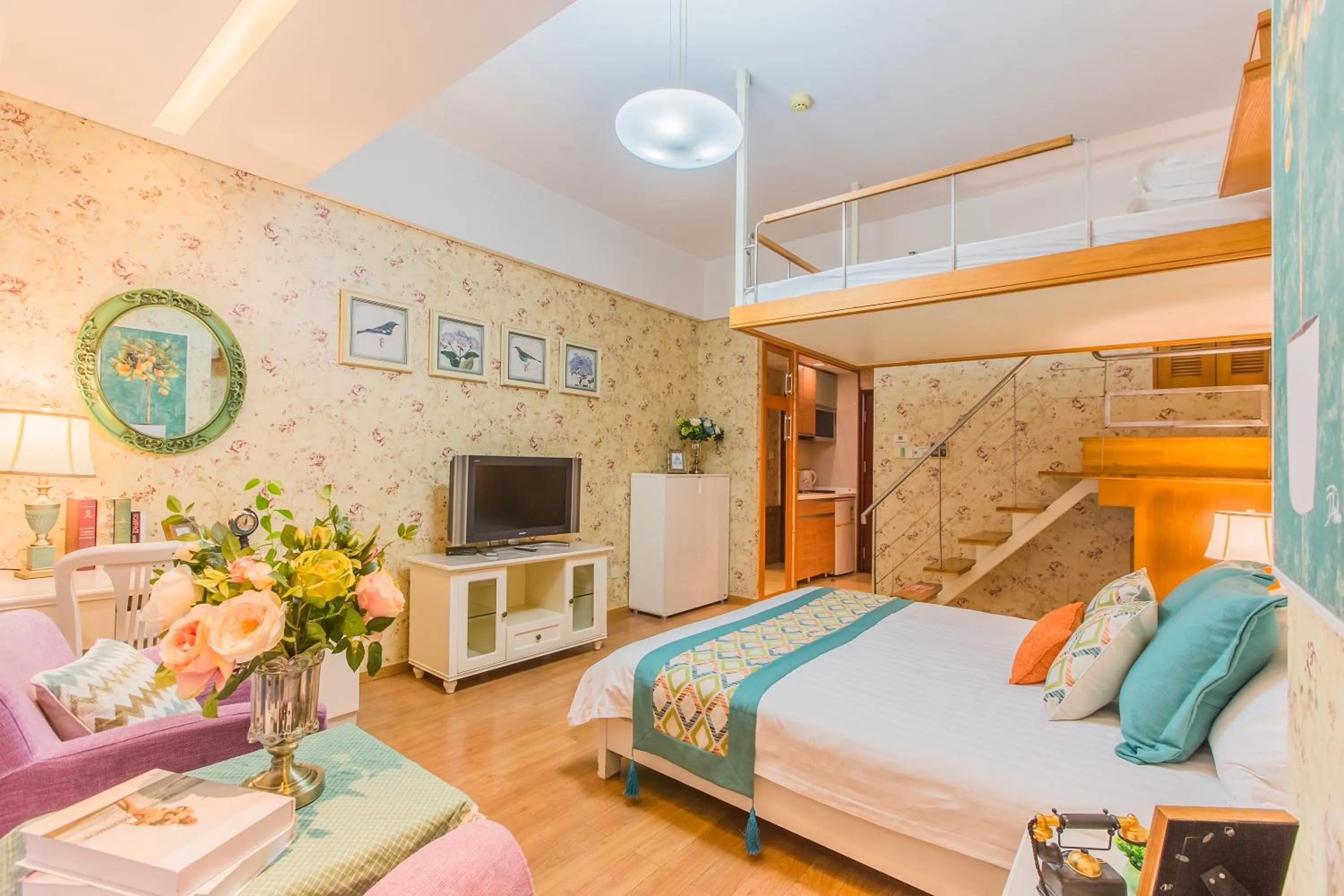 Photo of the whole room, Bed in Westlake Service Apartment