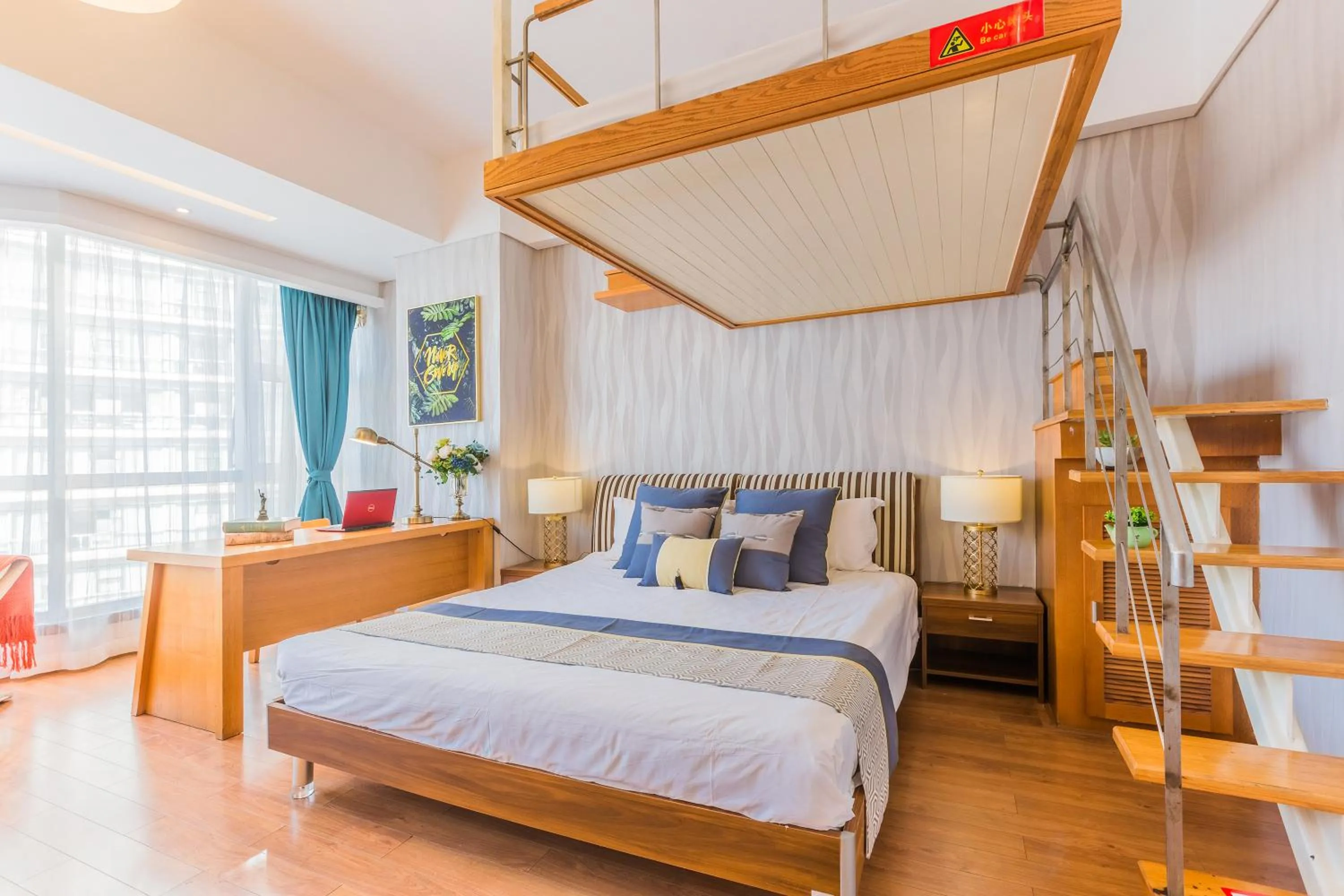 bunk bed, Bed in Westlake Service Apartment