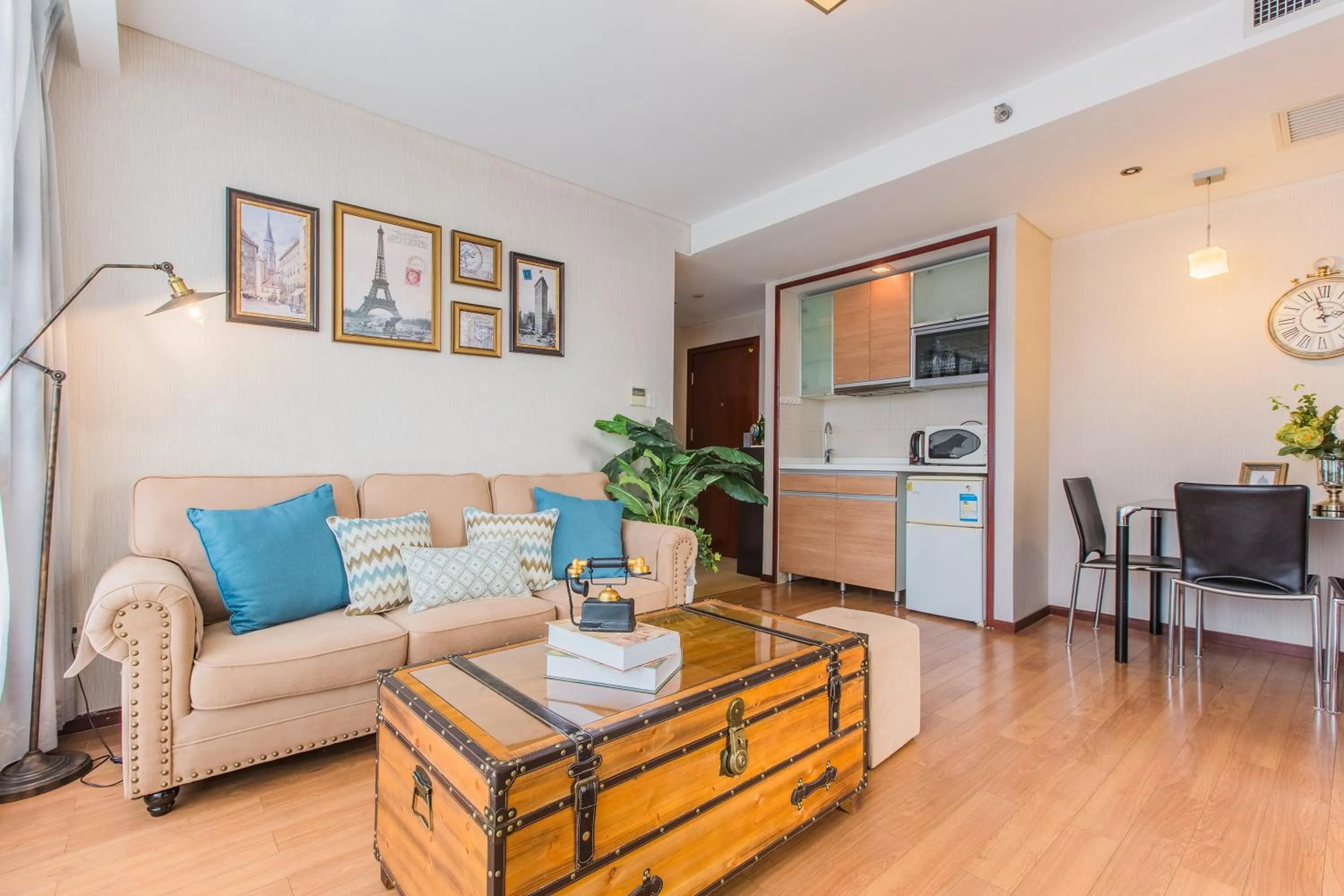 Living room in Westlake Service Apartment