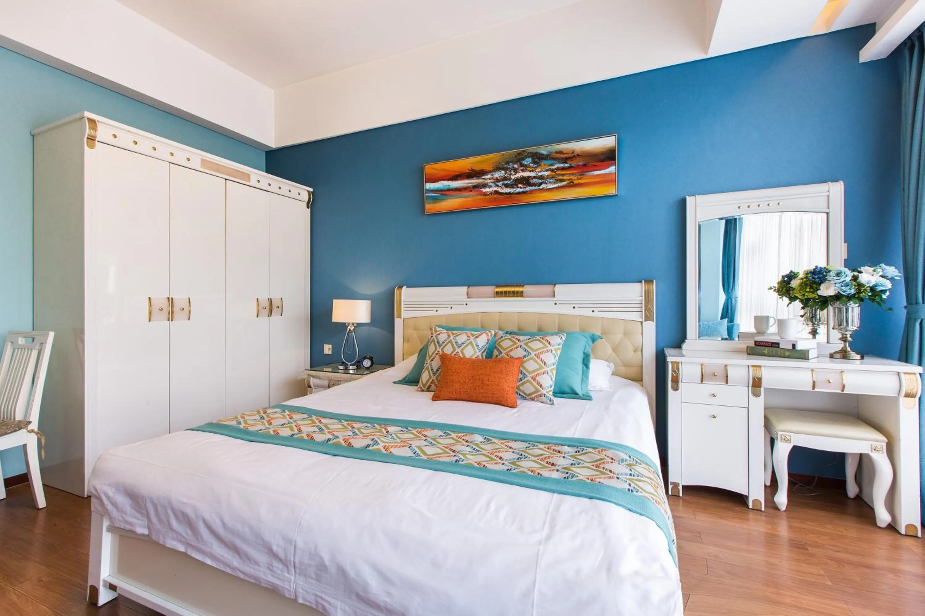 Bedroom, Bed in Westlake Service Apartment