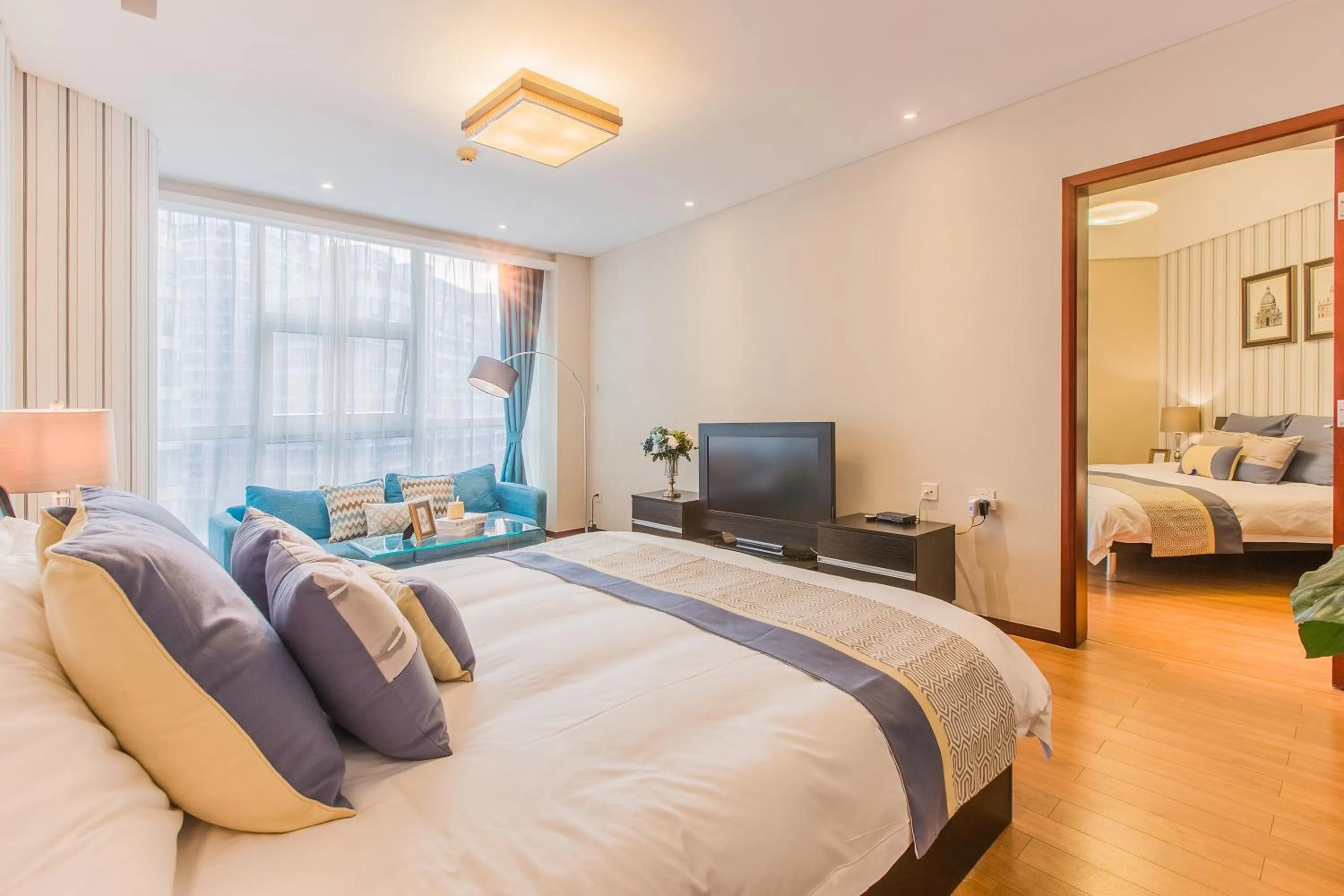 bunk bed, Bed in Westlake Service Apartment