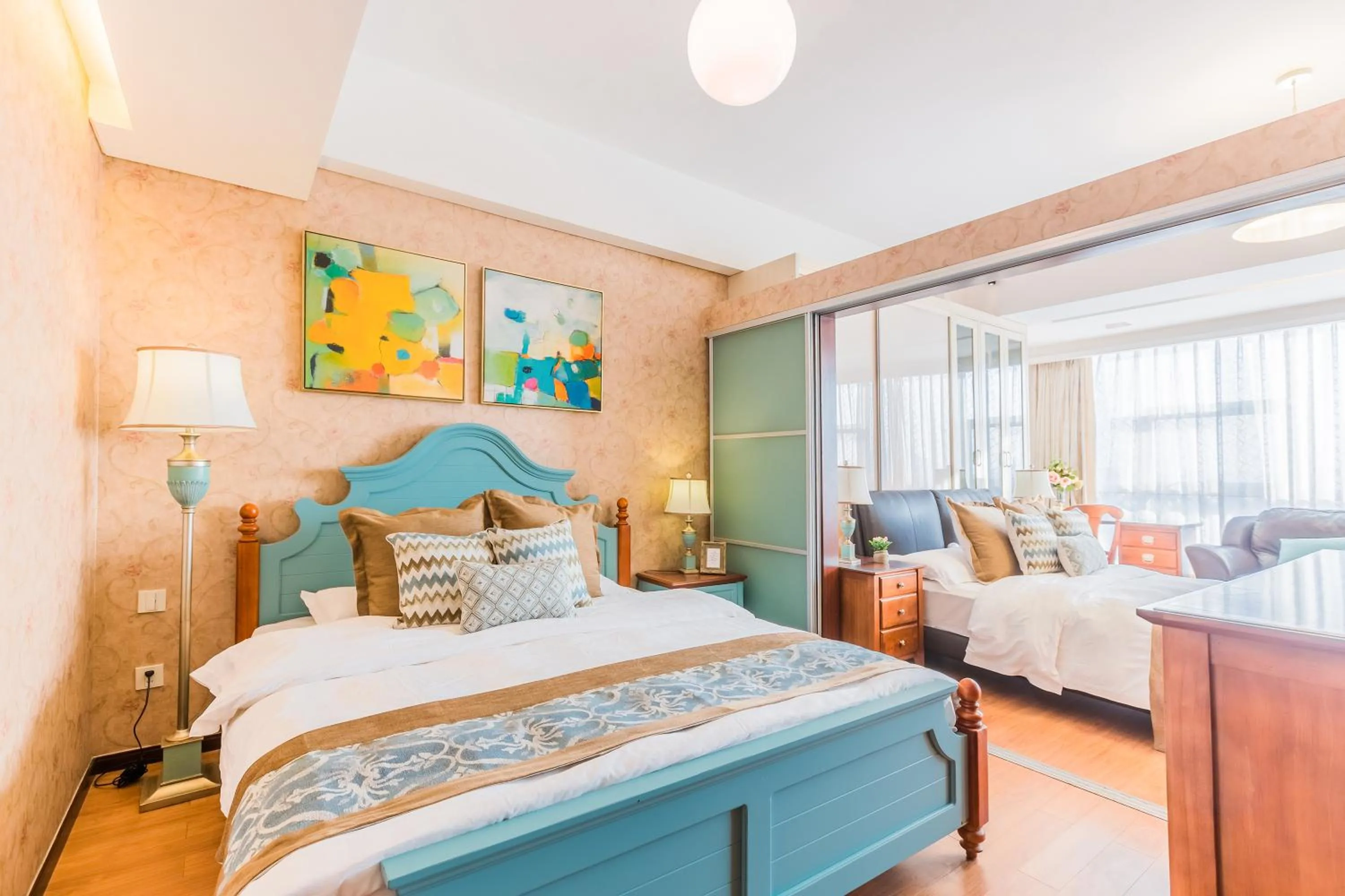 Photo of the whole room, Bed in Westlake Service Apartment