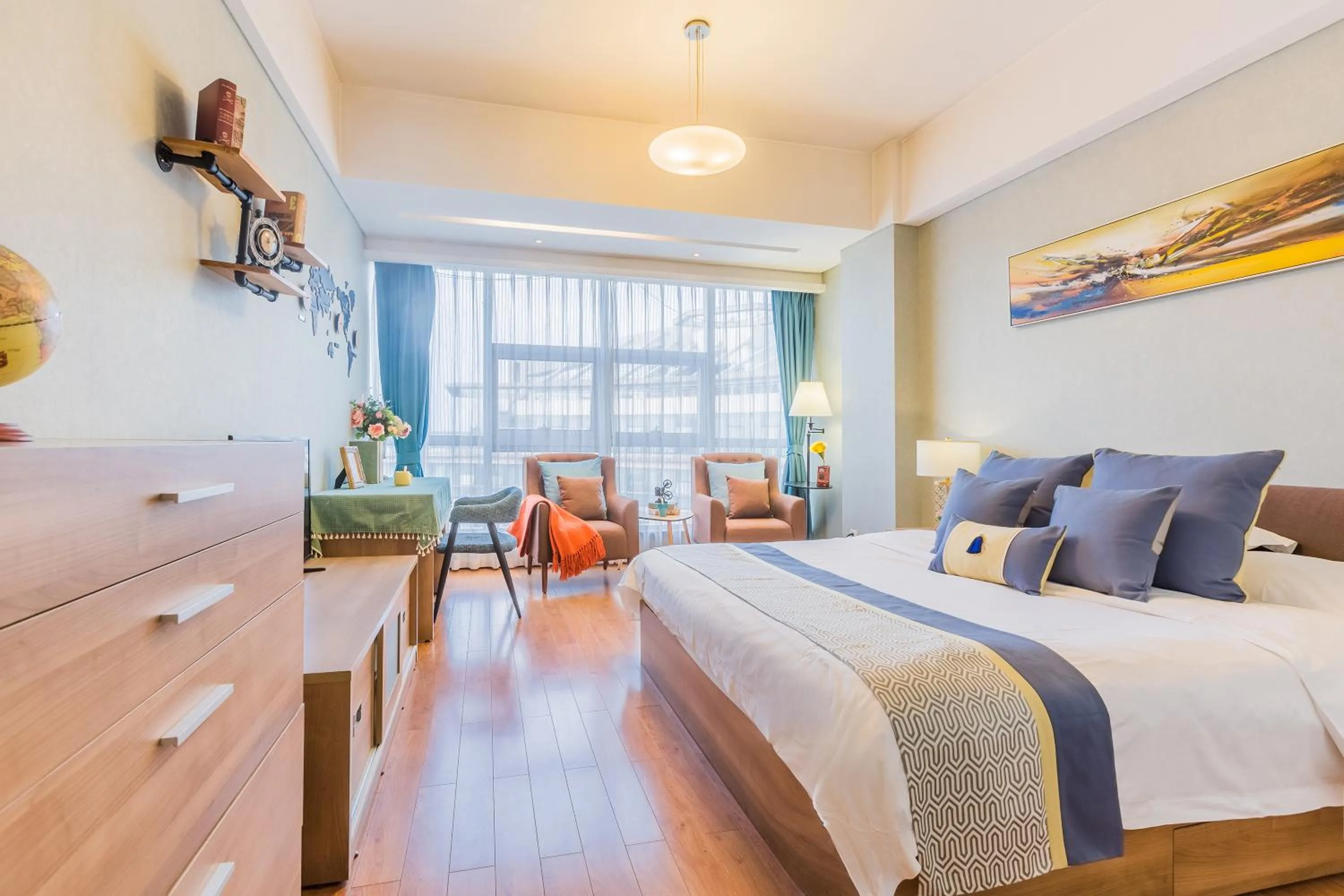 Photo of the whole room, Bed in Westlake Service Apartment