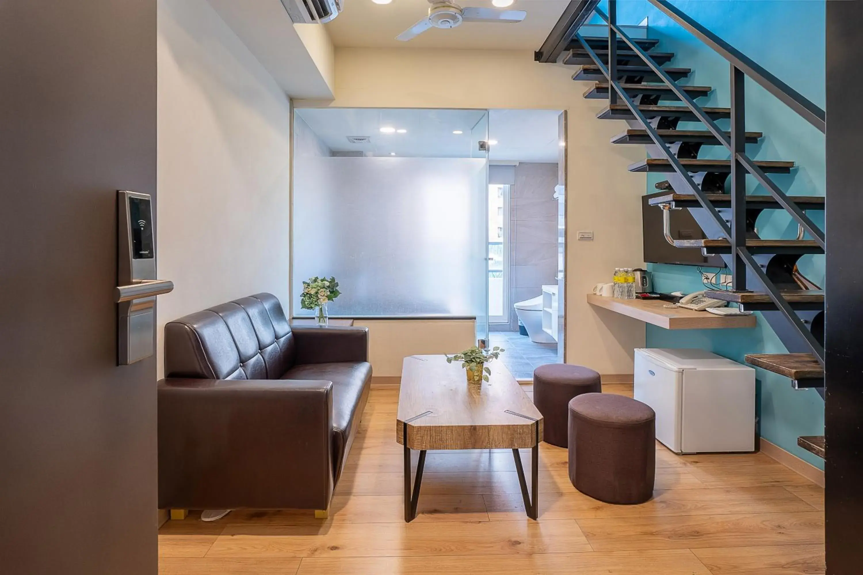 Living room in CHECK inn Express Taichung Yizhong Living room in CHECK inn Express Taichung Yizhong