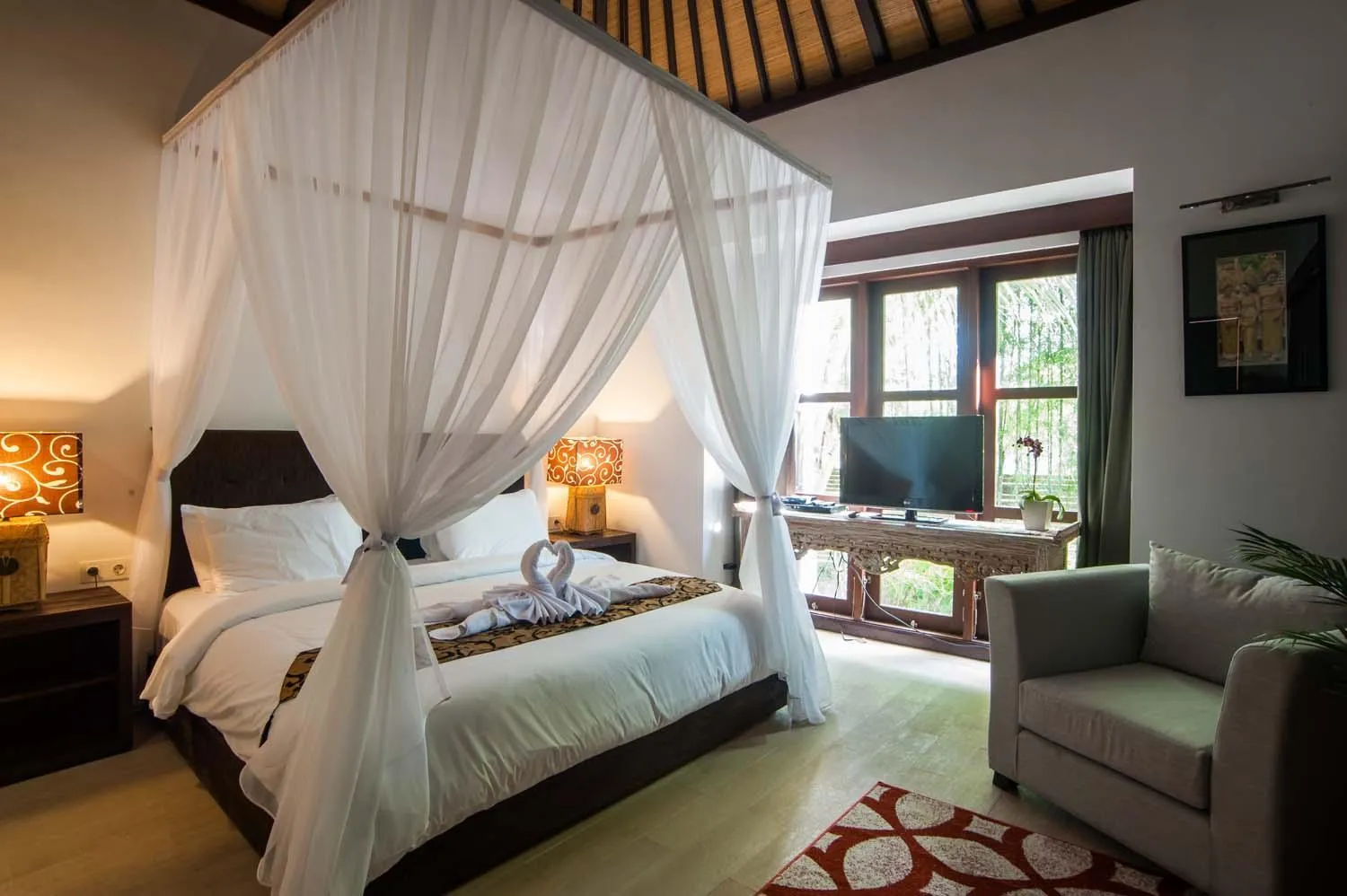 TV and multimedia, Bed in Villa Matha Ubud - Renewal