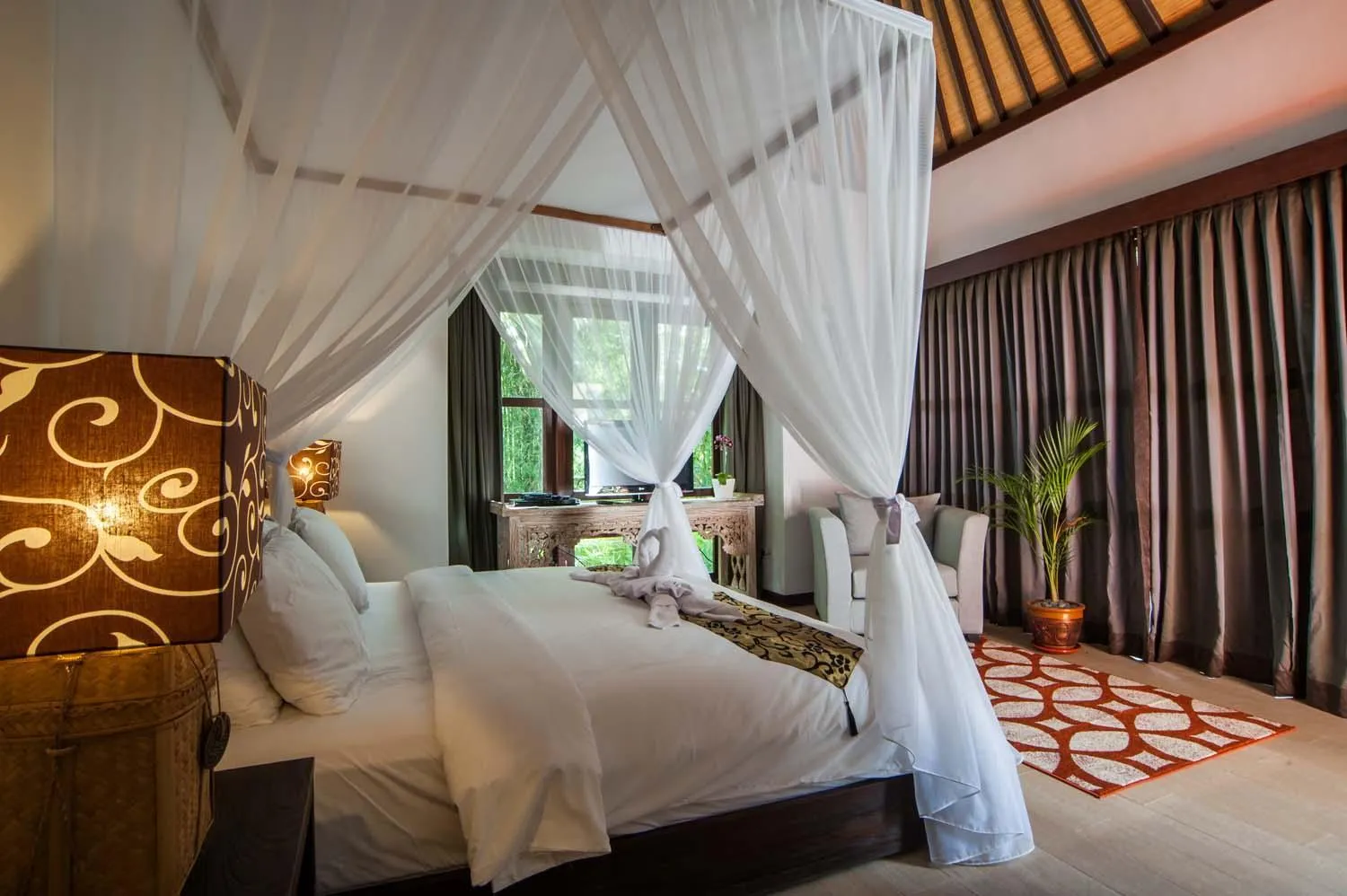 Bedroom, Bed in Villa Matha Ubud - Renewal