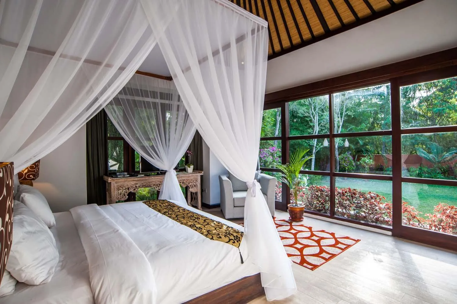 Bedroom, Bed in Villa Matha Ubud - Renewal