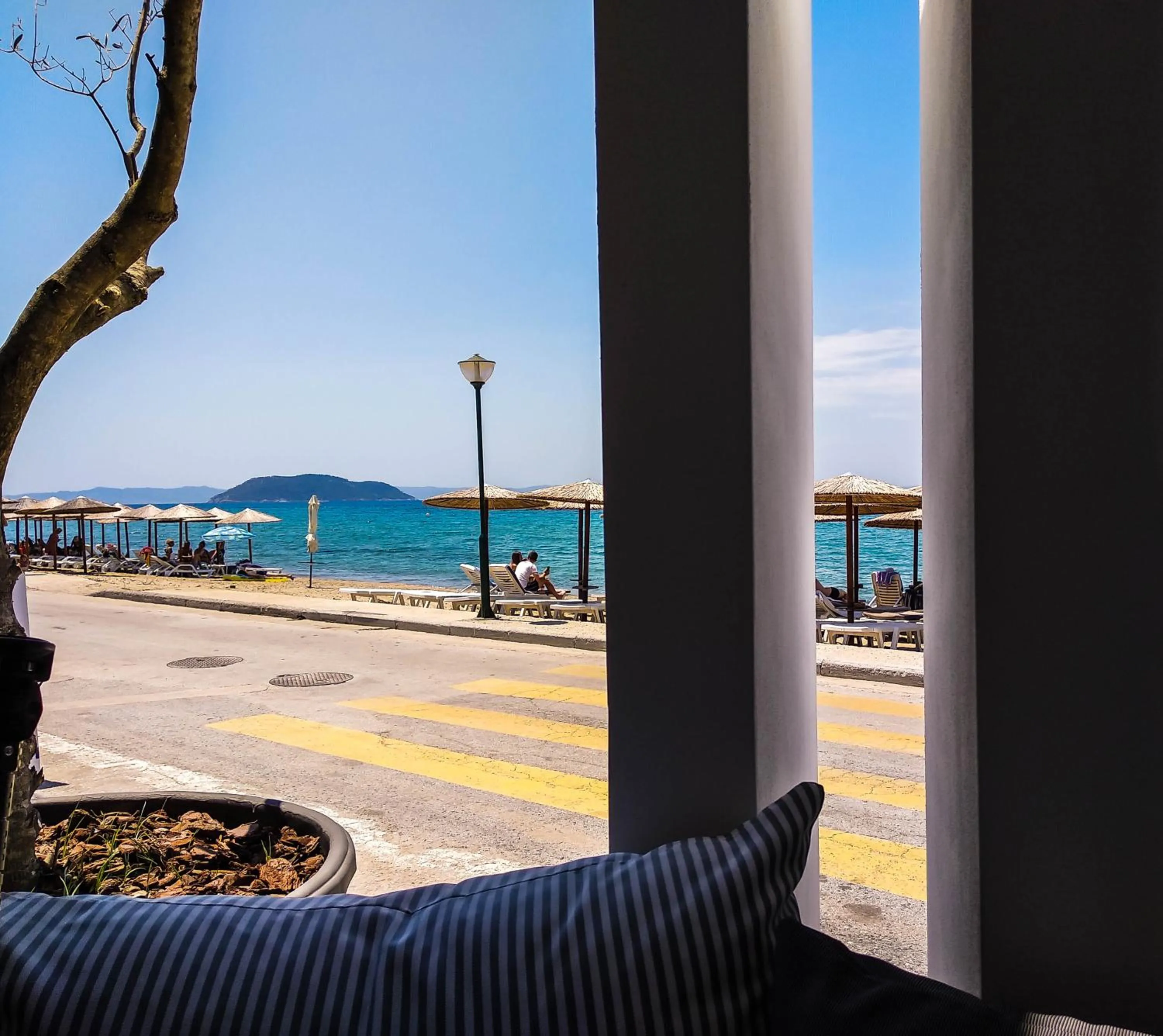 Sea view in Meliton Inn Hotel & Suites by the beach