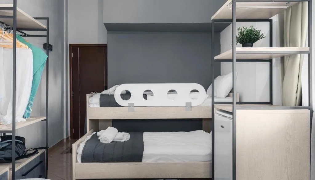 Bed in Meliton Inn Hotel & Suites by the beach