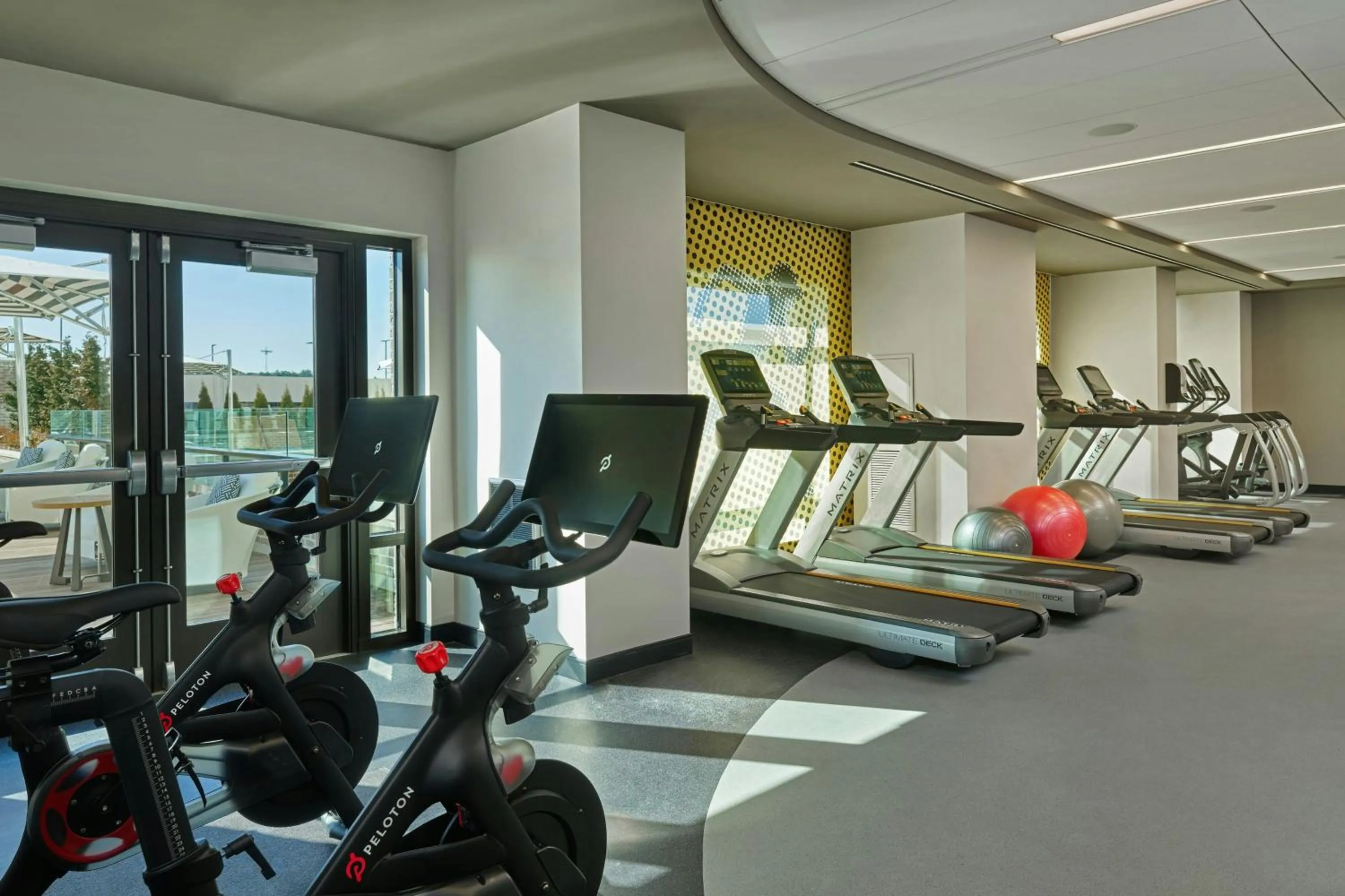 Fitness centre/facilities in The Hotel at Avalon, Autograph Collection
