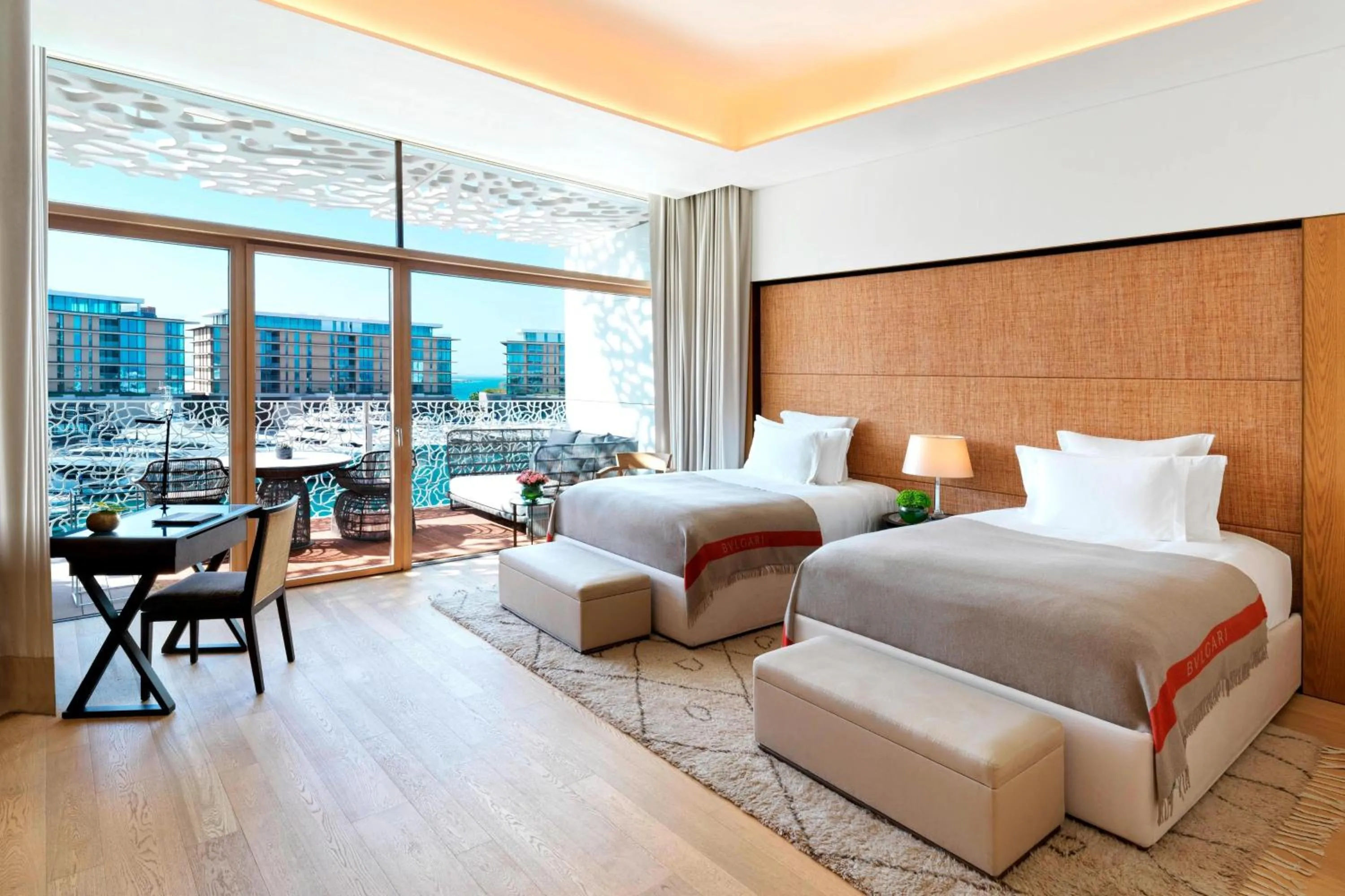 Photo of the whole room, Bed in Bvlgari Resort Dubai
