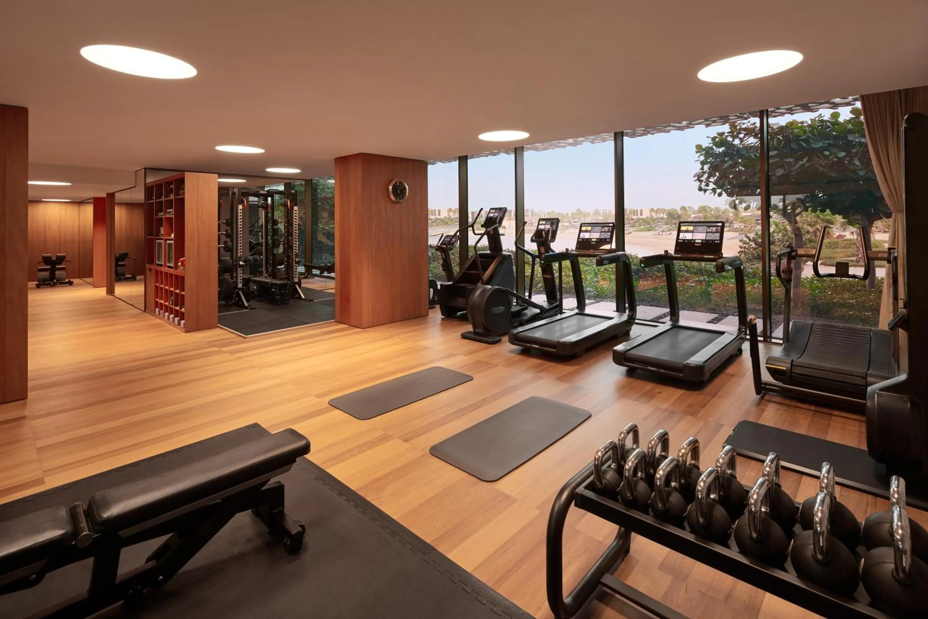 Fitness centre/facilities in Bvlgari Resort Dubai