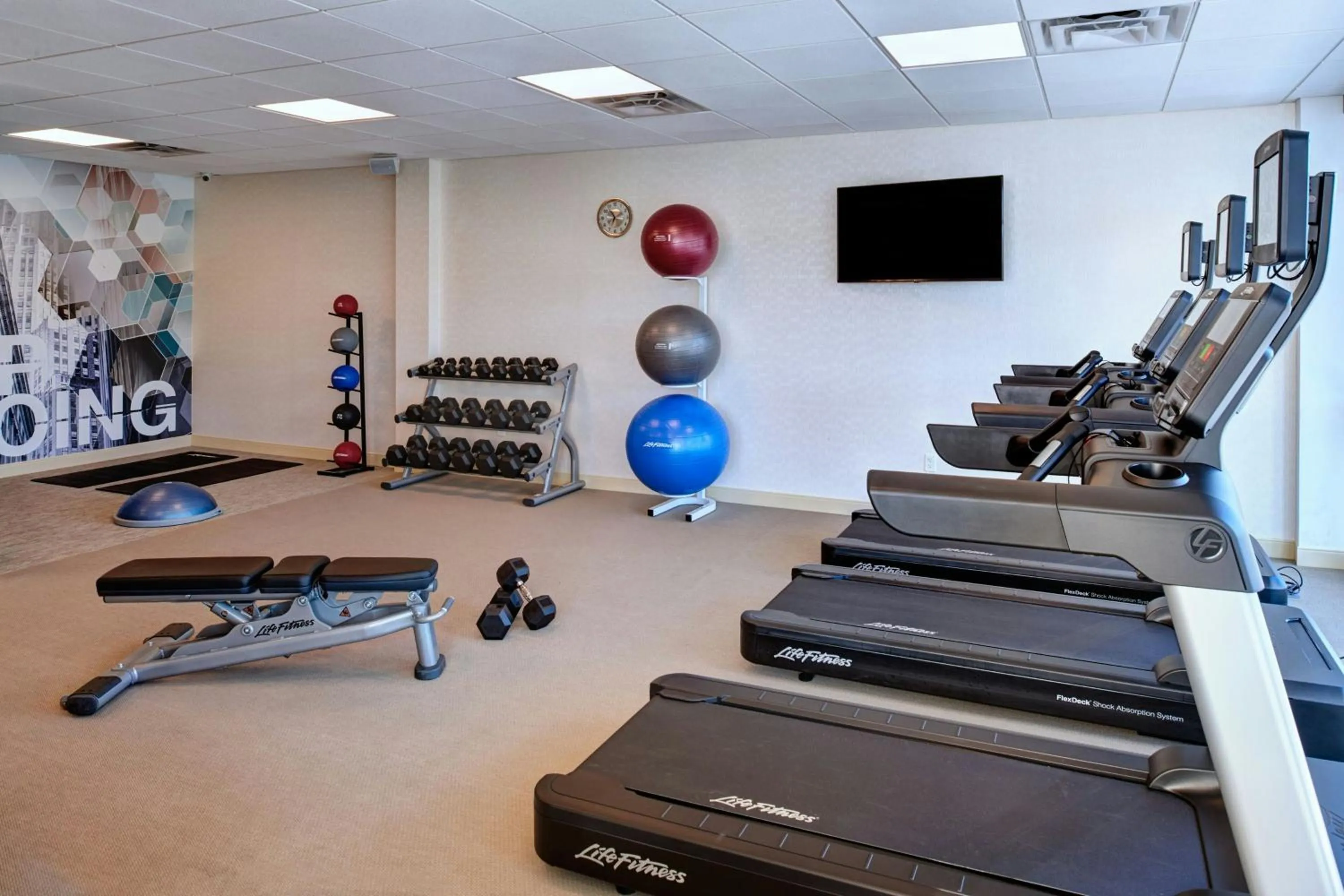 Fitness centre/facilities in SpringHill Suites by Marriott Grand Rapids West