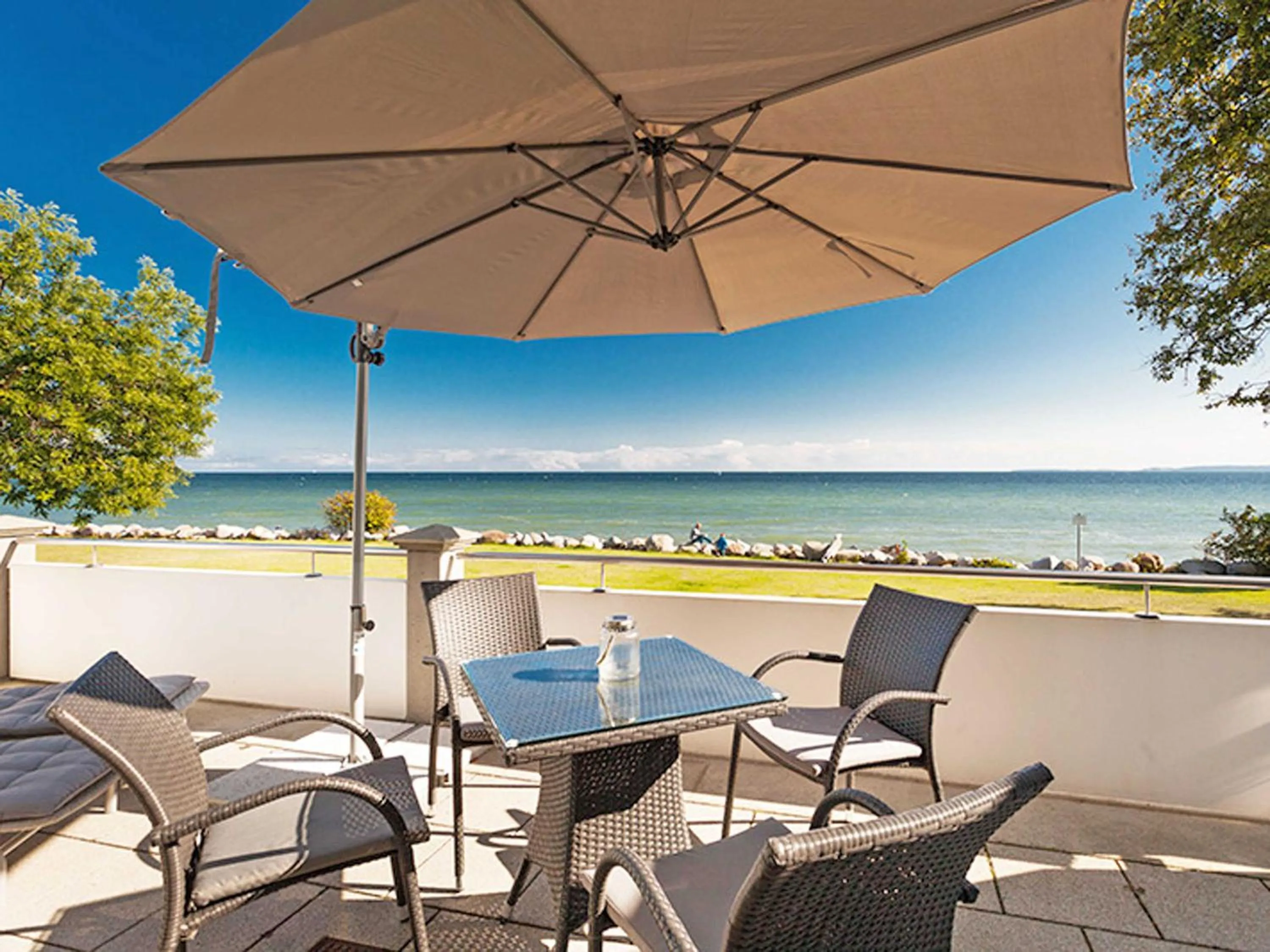 Ostseeresidenz Sassnitz - WG 5 mit Sauna, Terrasse, Meerblick