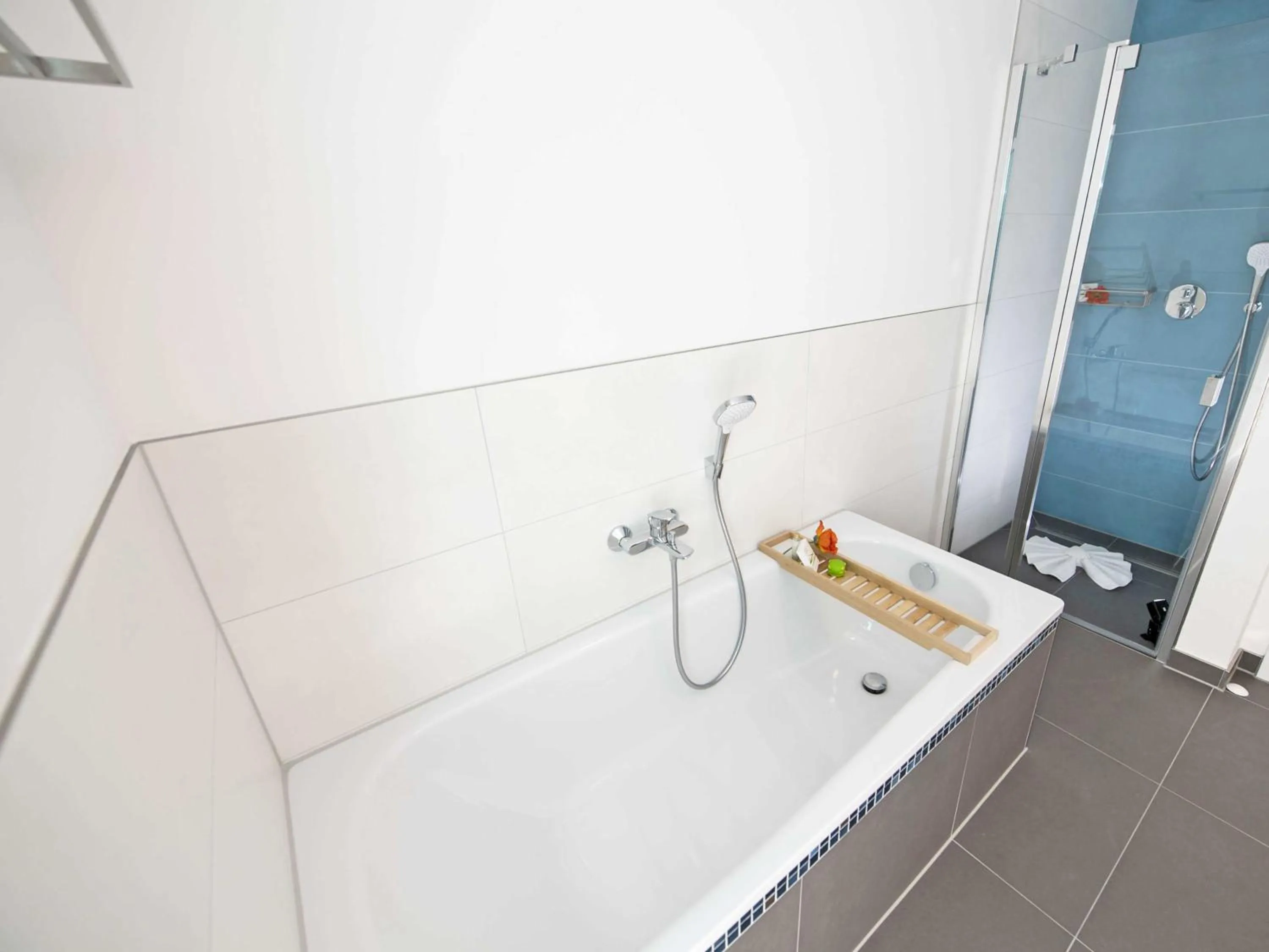 Shower in Haus Königsstuhl in Sellin - Penthouse mit Kamin und Balkon