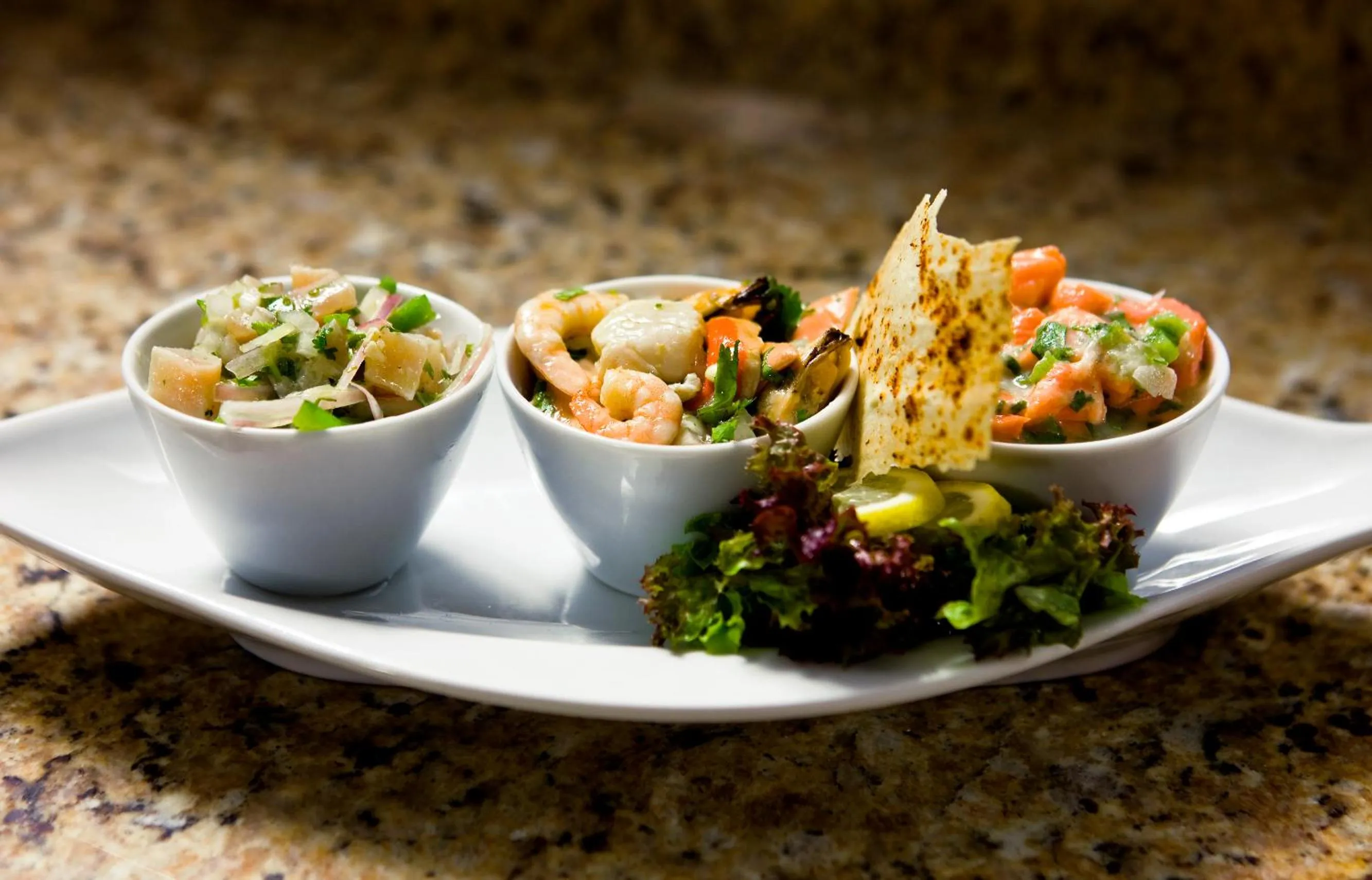 Food close-up in Hotel Santa Cruz Plaza
