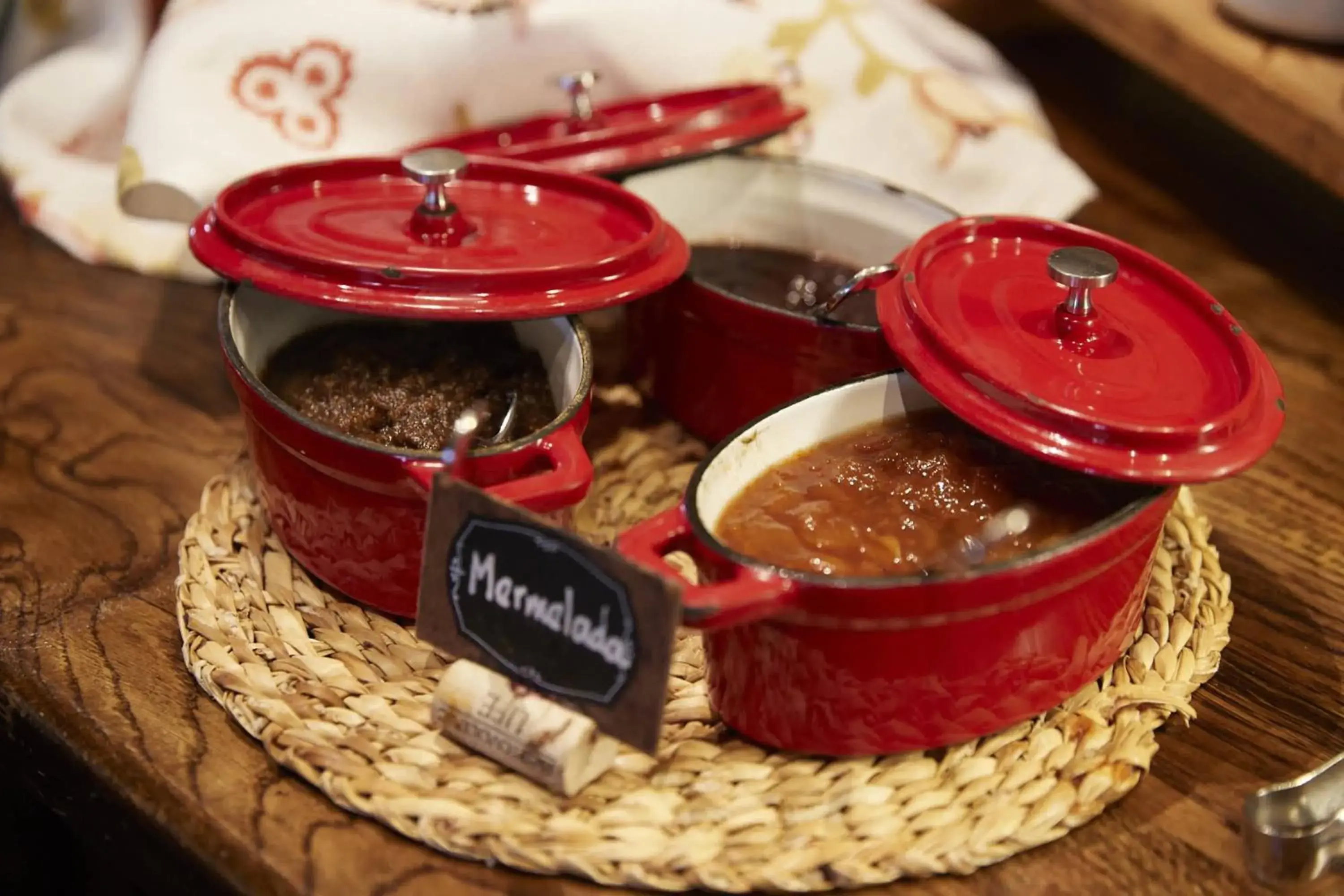 Buffet breakfast in Hotel Santa Cruz Plaza Buffet breakfast in Hotel Santa Cruz Plaza