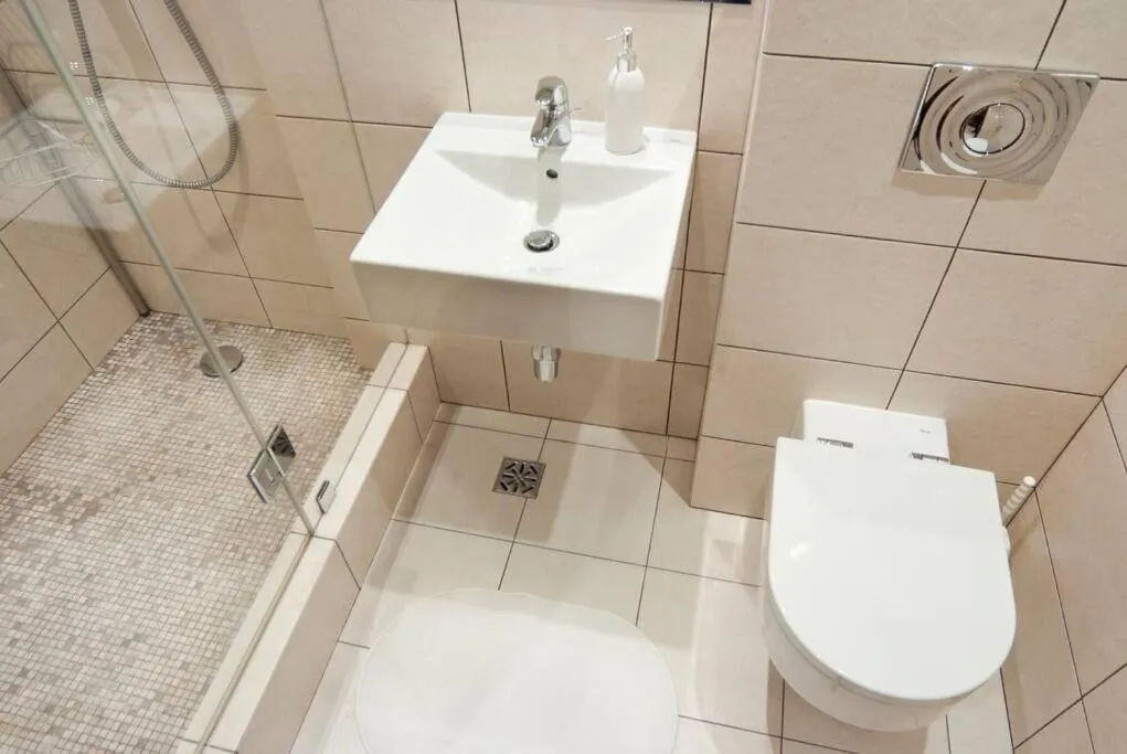 Shower in Trinity Apartment