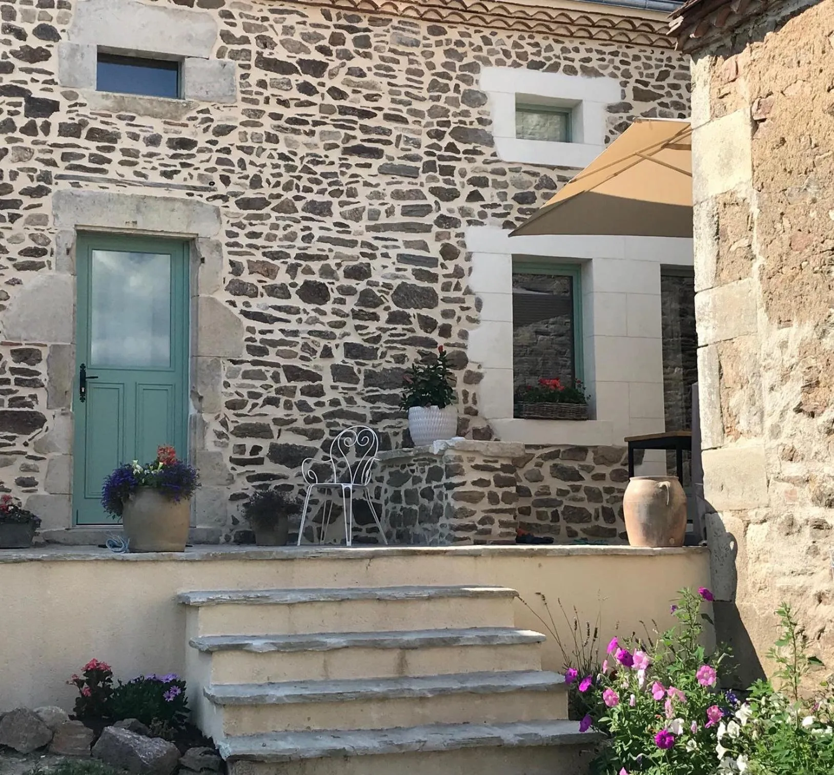 Patio in Chambres d'Hôtes Maison Balady